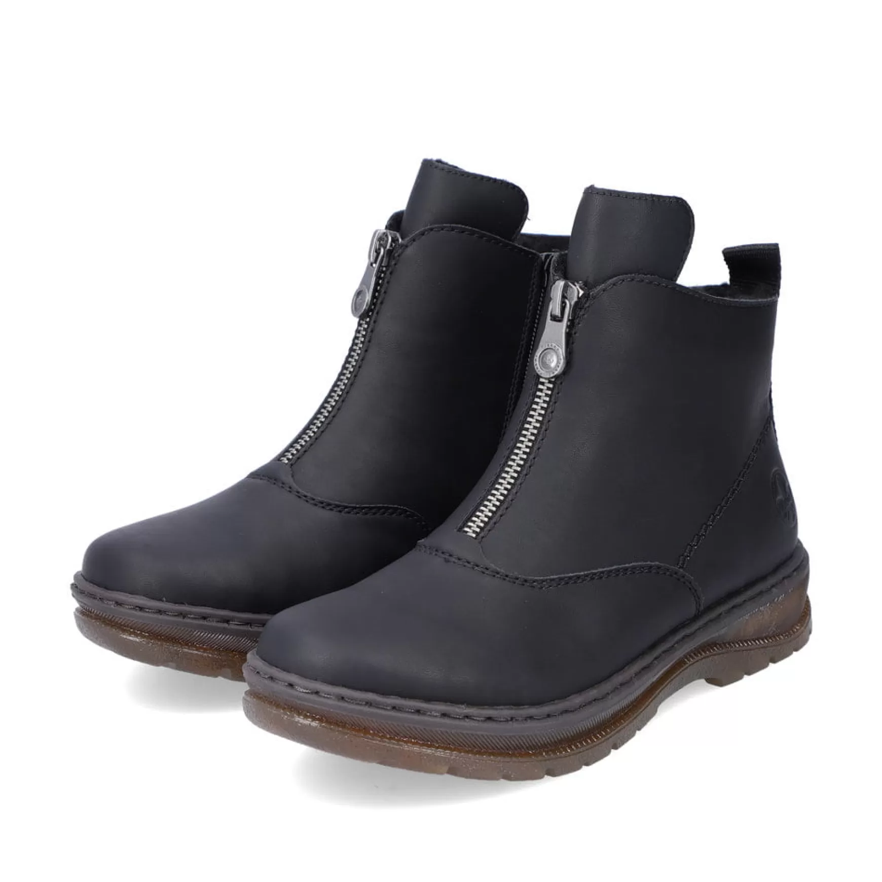 Women'S Short Boots Jet Black-Rieker Fashion