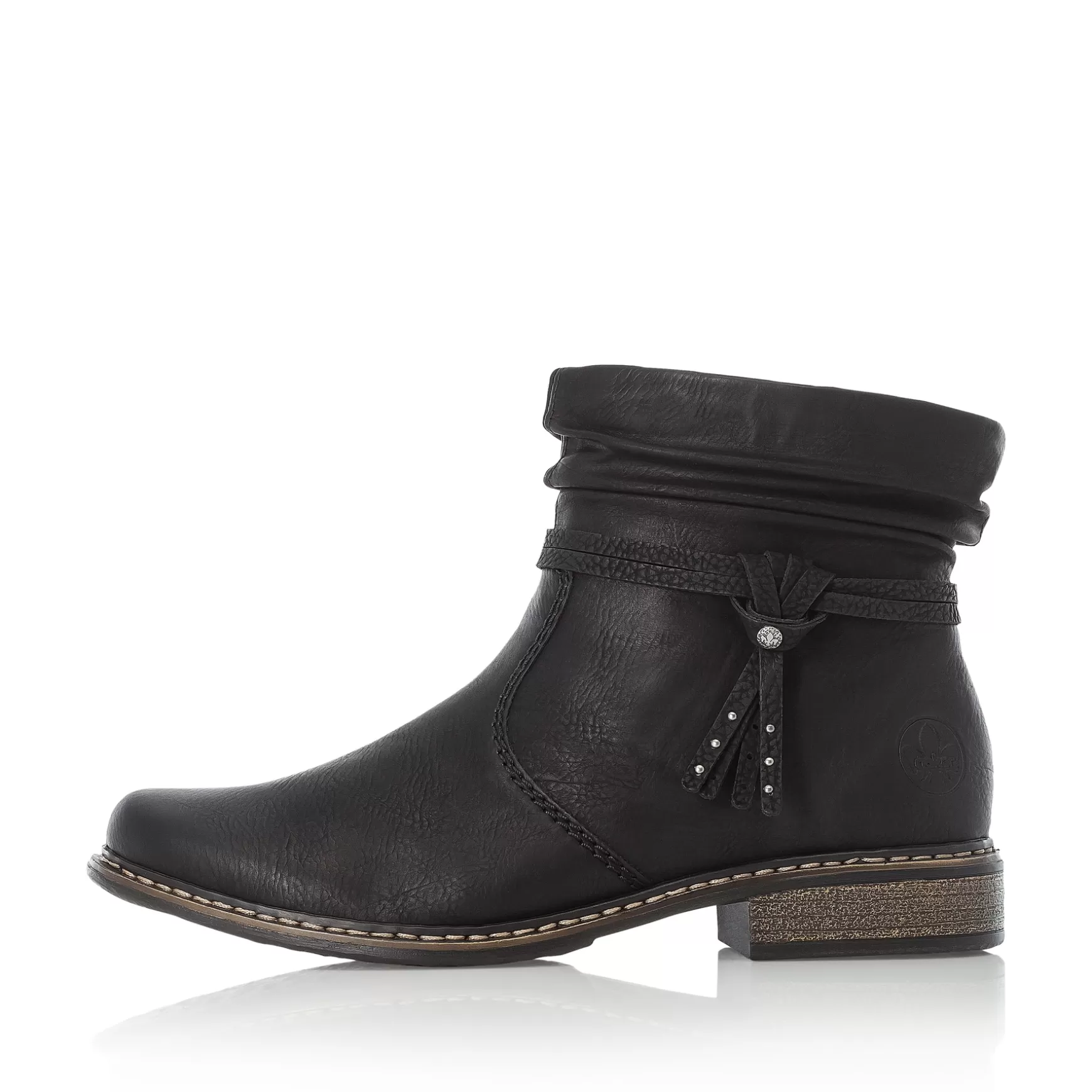 Women'S Short Boots Jet Black-Rieker Cheap