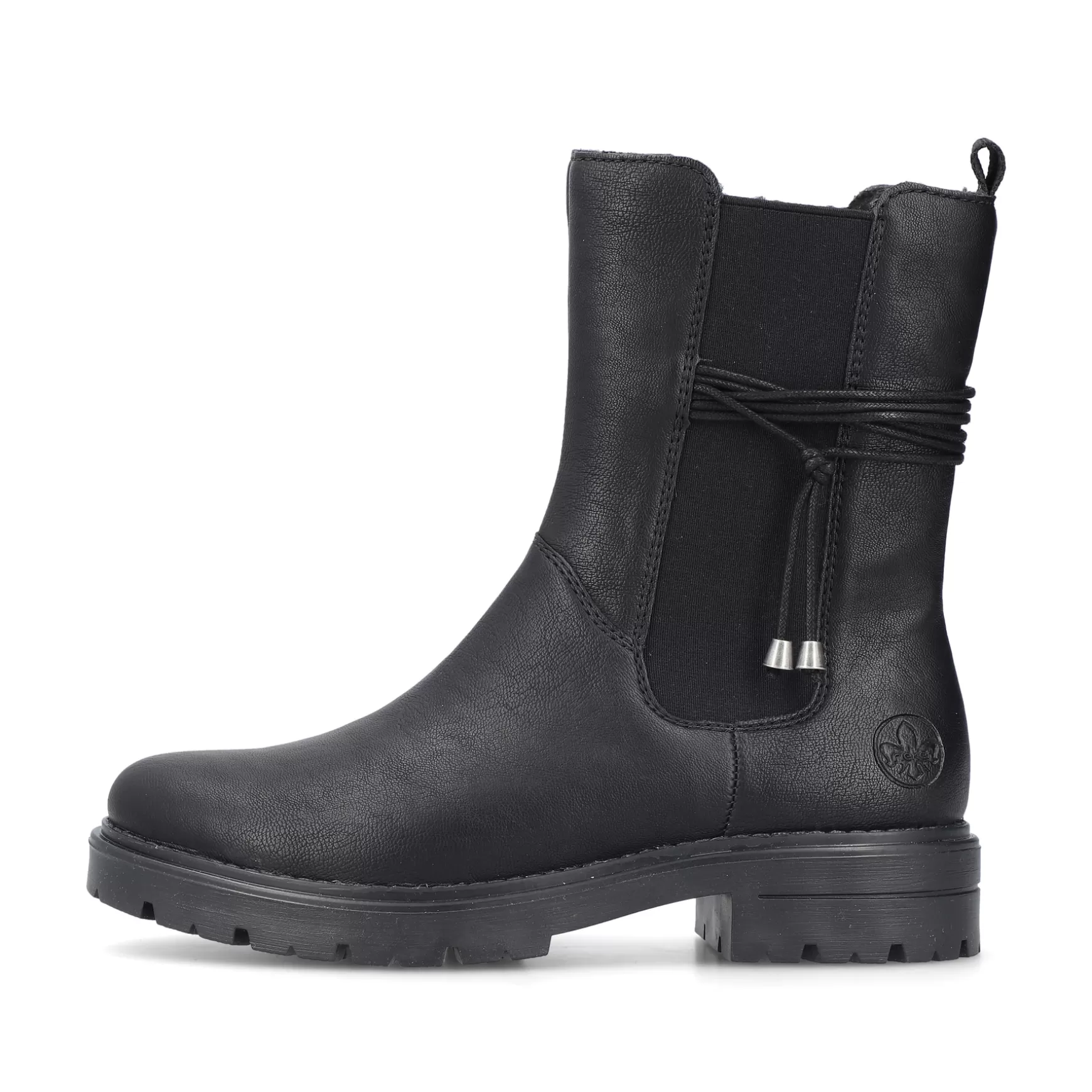 Women'S Short Boots Jet Black-Rieker Best Sale