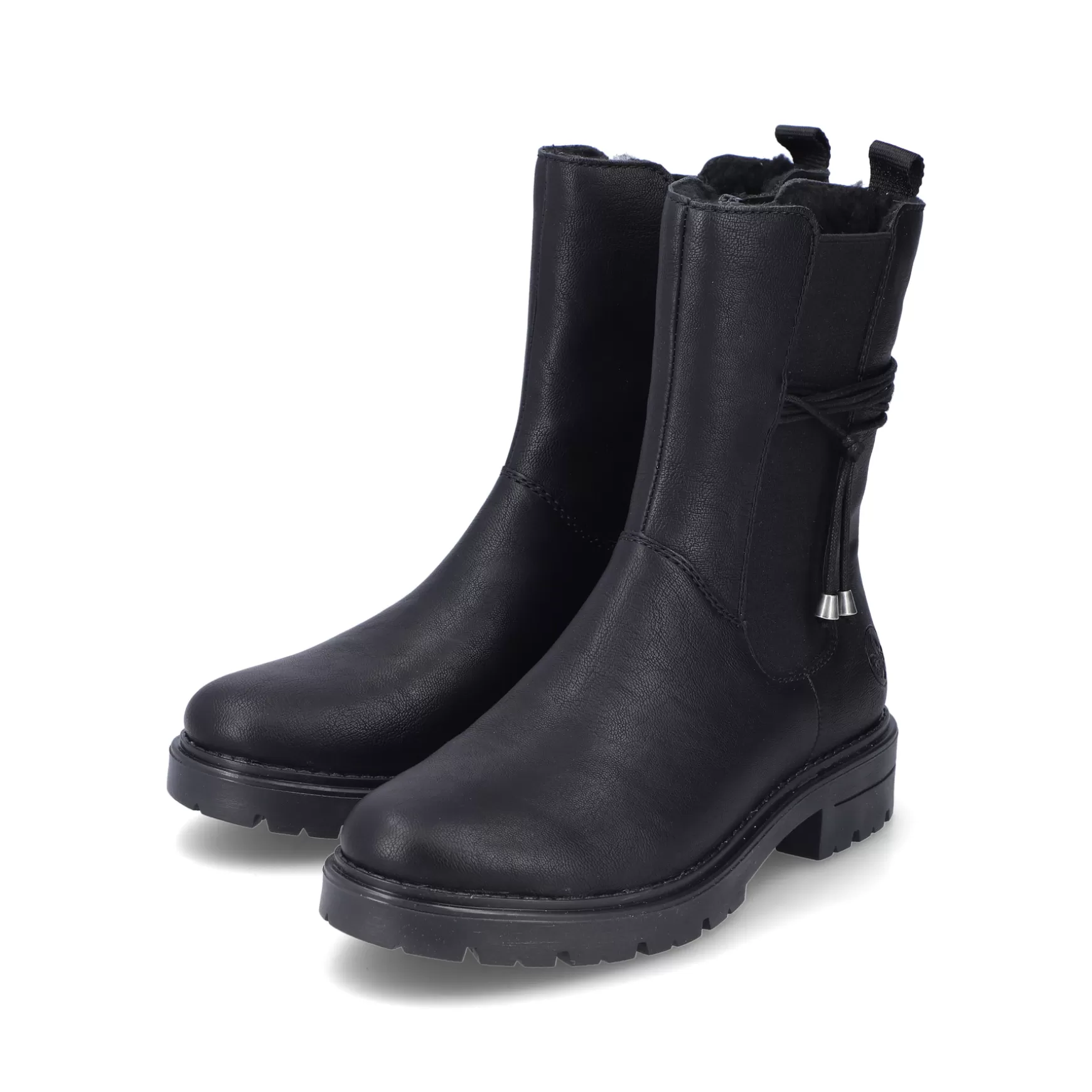 Women'S Short Boots Jet Black-Rieker Best Sale