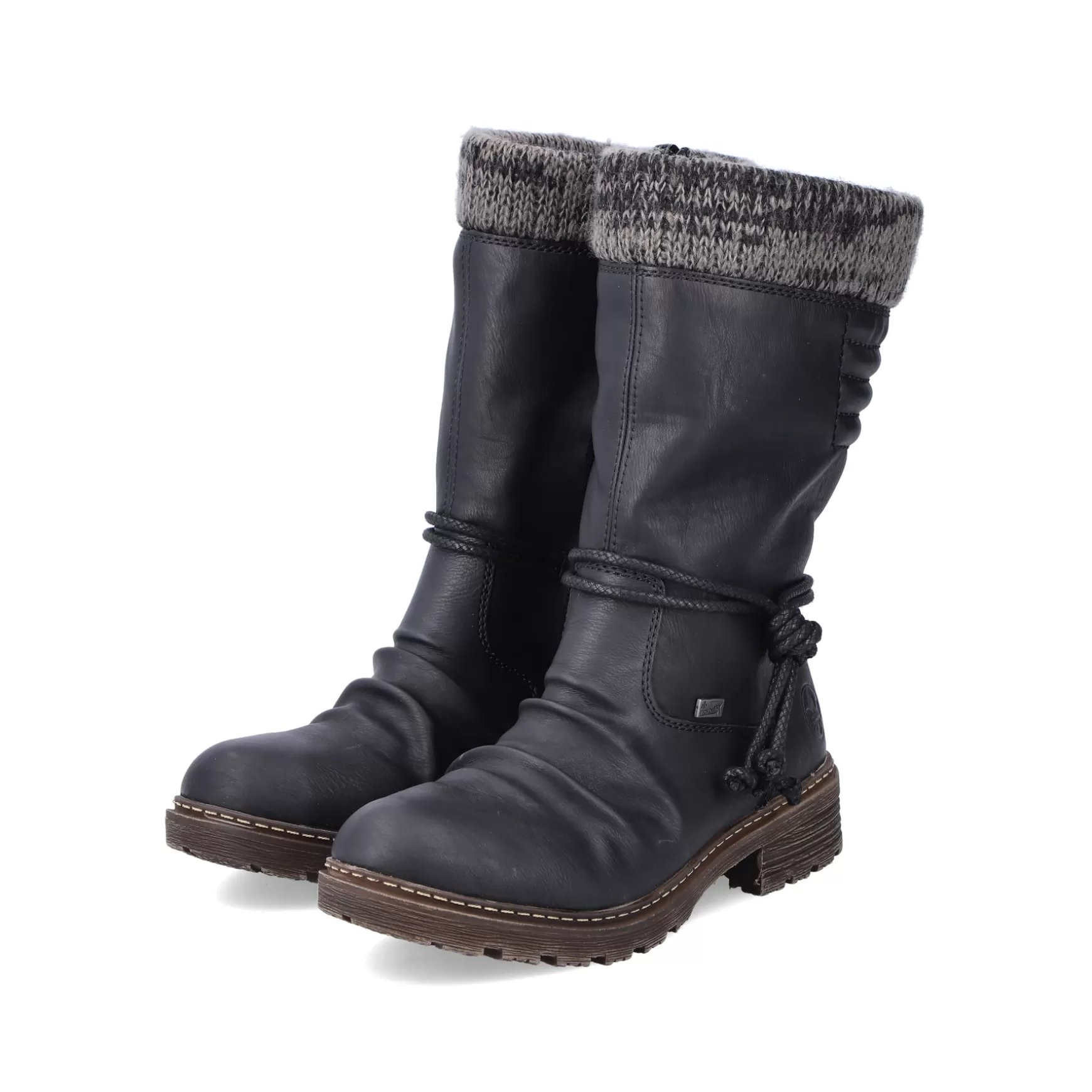 Women'S Short Boots Jet Black-Rieker Hot