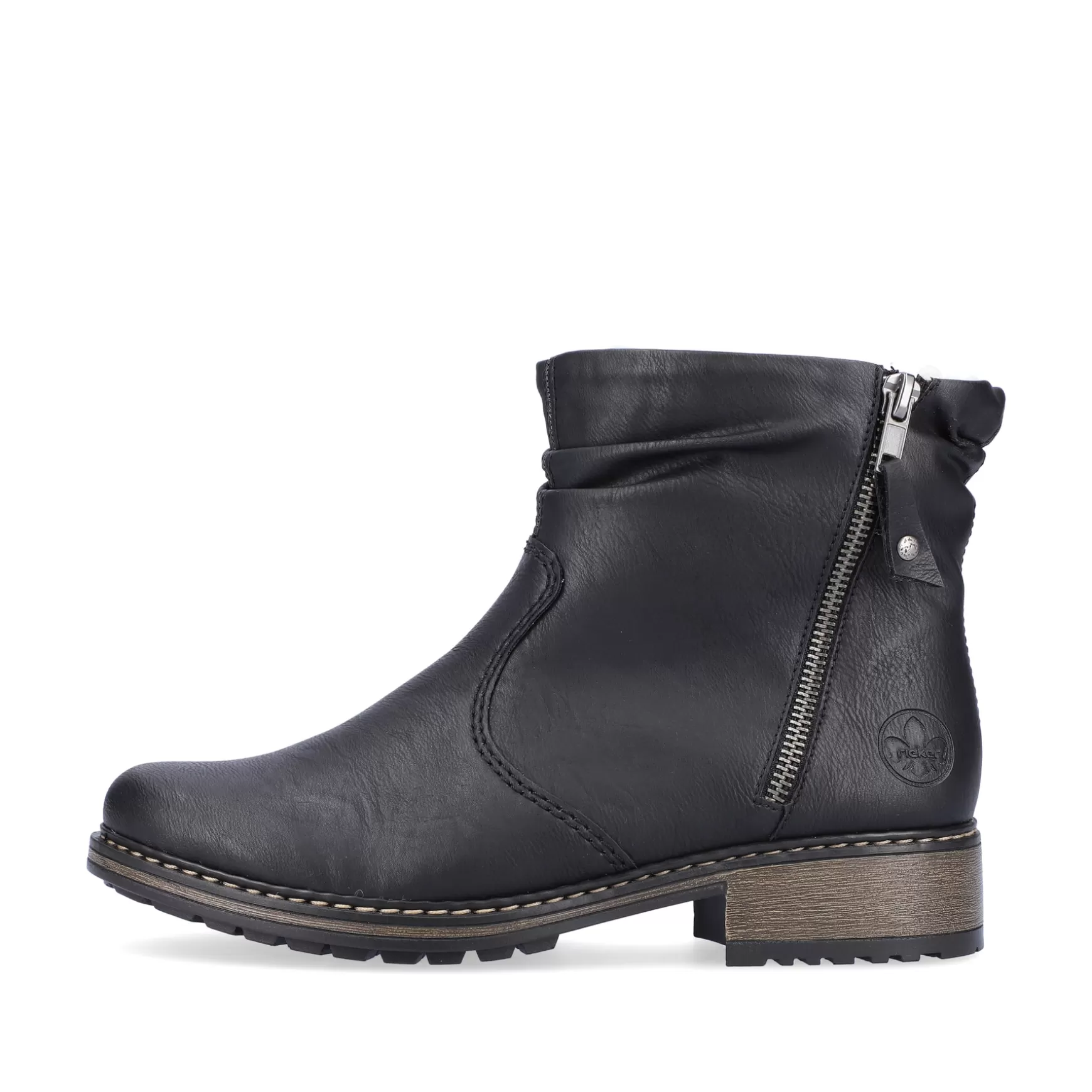 Women'S Short Boots Jet Black-Rieker Store