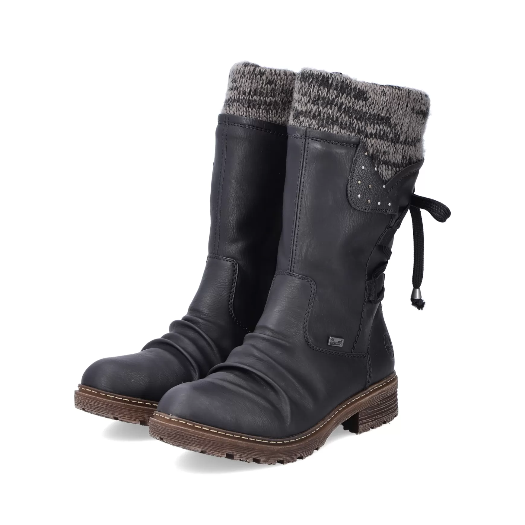 Women'S Short Boots Jet Black-Rieker Best Sale