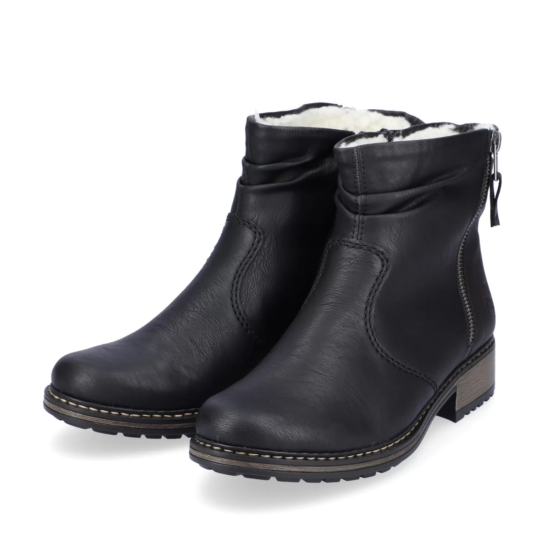 Women'S Short Boots Jet Black-Rieker Store