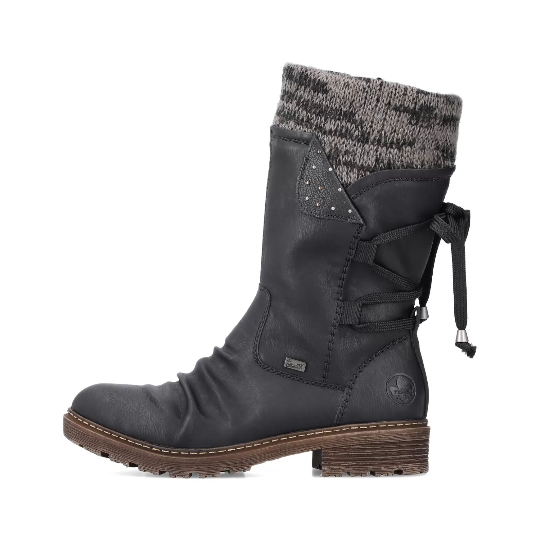 Women'S Short Boots Jet Black-Rieker Best Sale