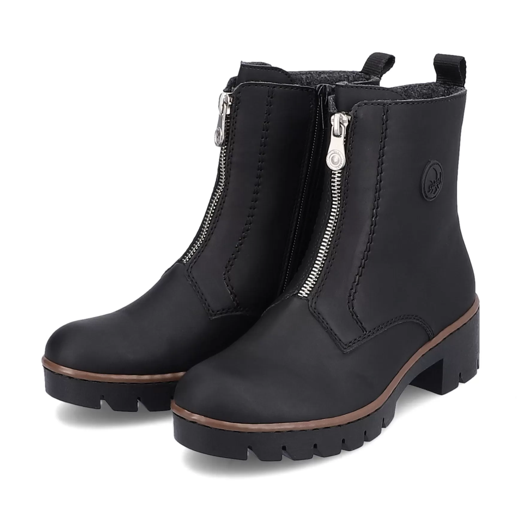 Women'S Short Boots Jet Black-Rieker Store