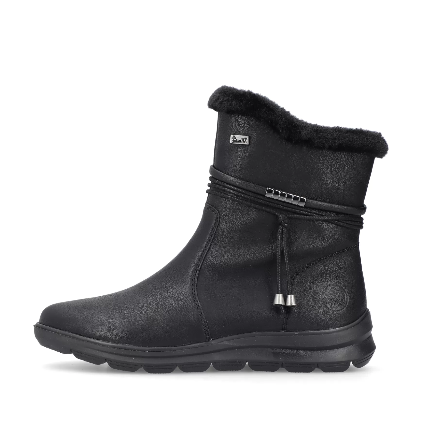 Women'S Short Boots Jet Black-Rieker Flash Sale