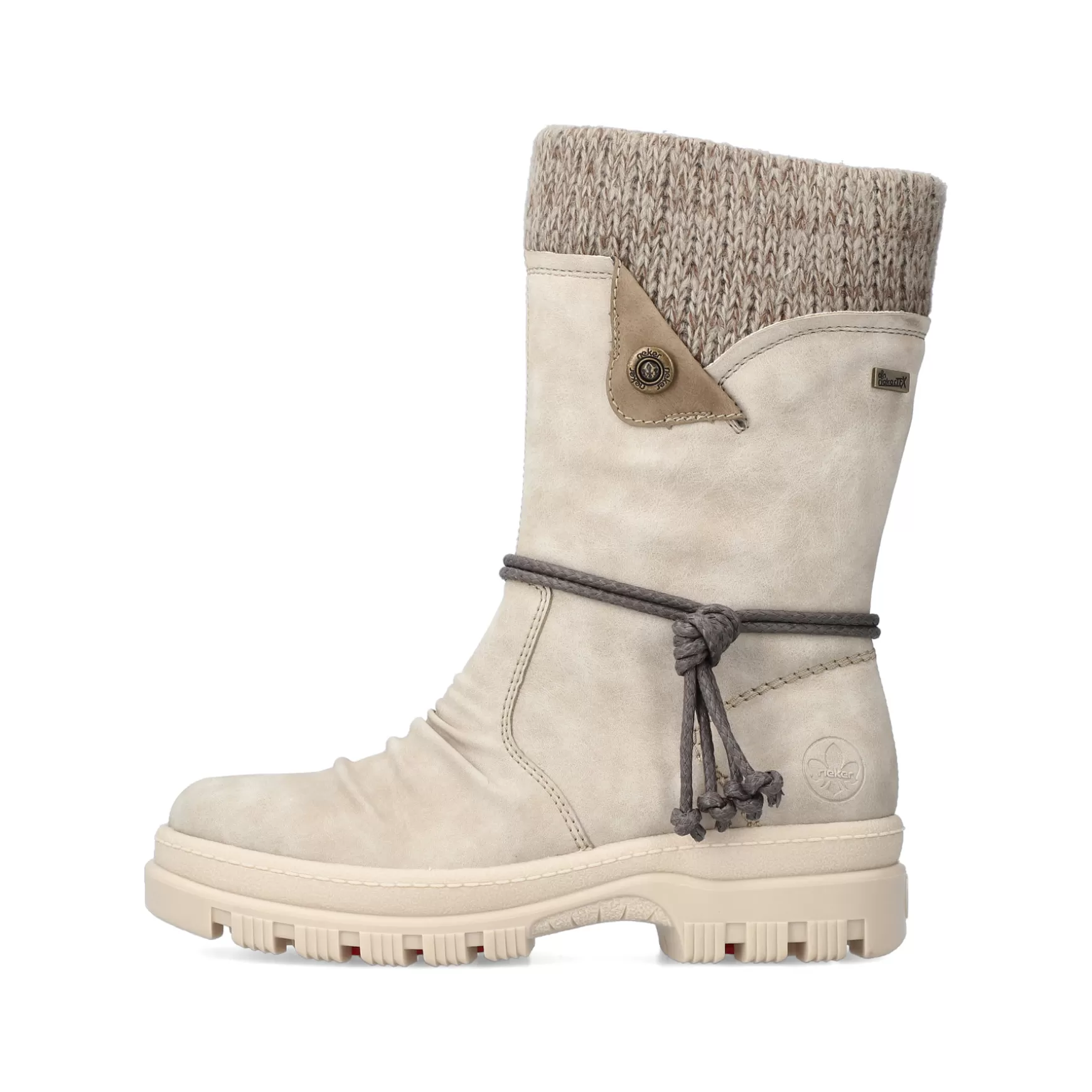 Women'S Short Boots Light Beige-Rieker Discount