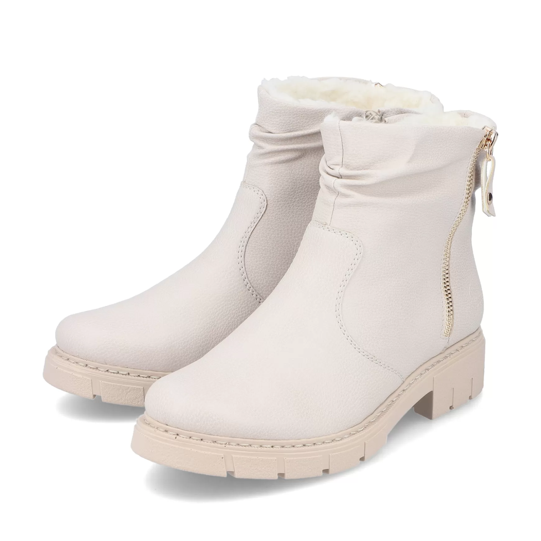 Women'S Short Boots Light Beige-Rieker Sale