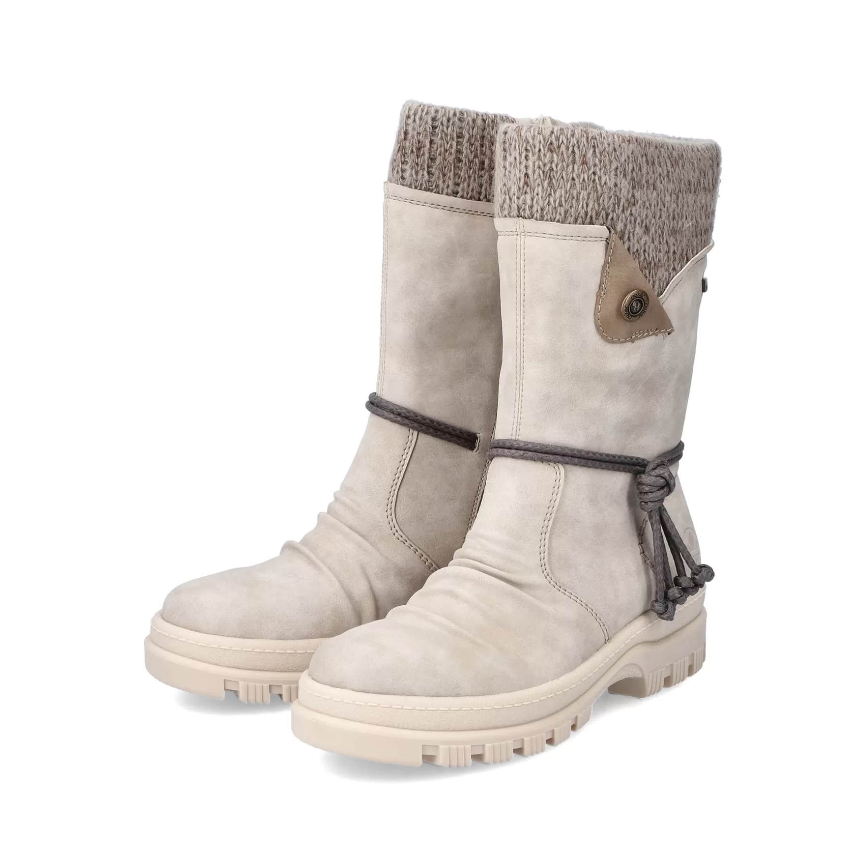 Women'S Short Boots Light Beige-Rieker Discount