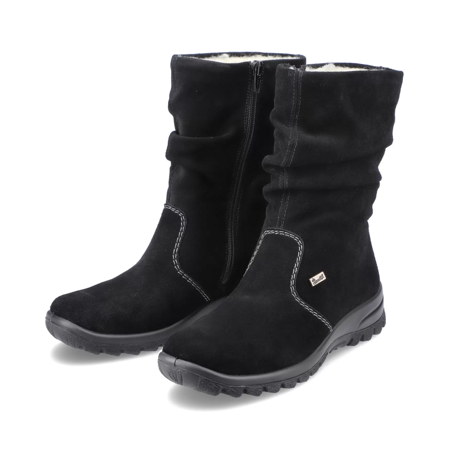 Women'S Short Boots Midnight Black-Rieker Shop