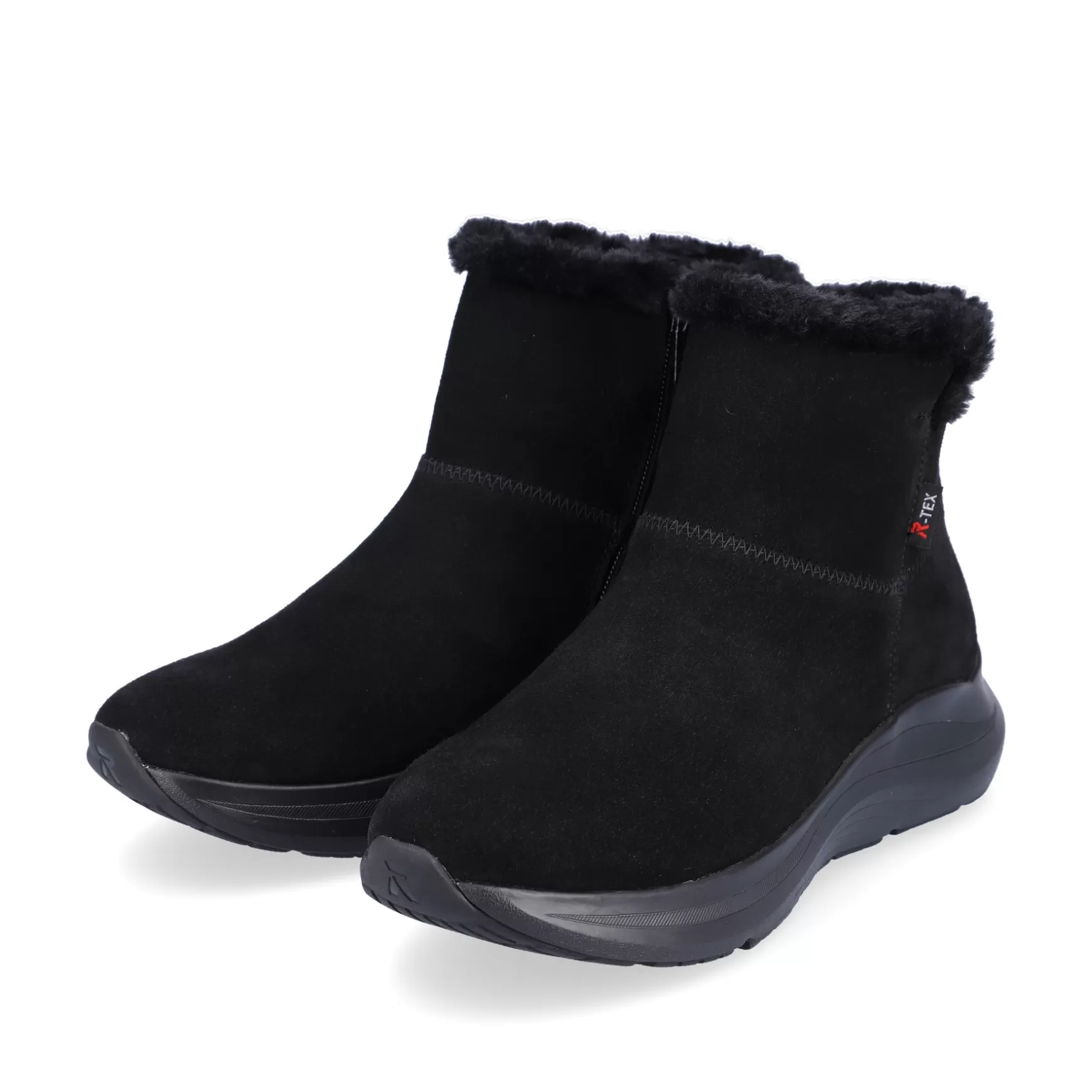 Women'S Short Boots Midnight Black-Rieker New