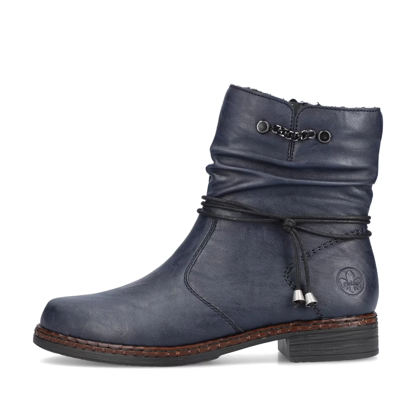 Women'S Short Boots Navy Blue-Rieker Clearance