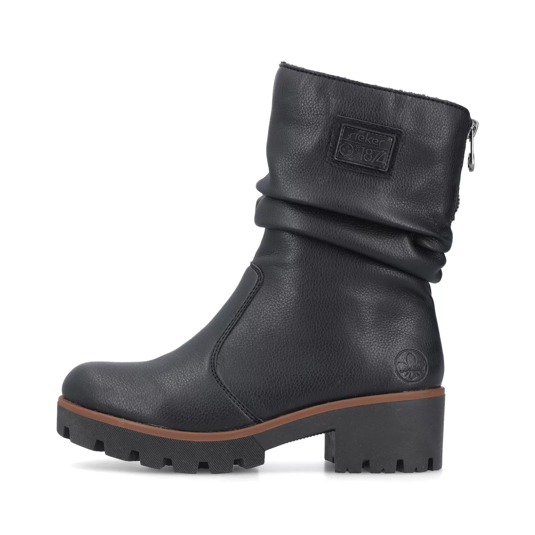 Women'S Short Boots Night Black-Rieker Clearance