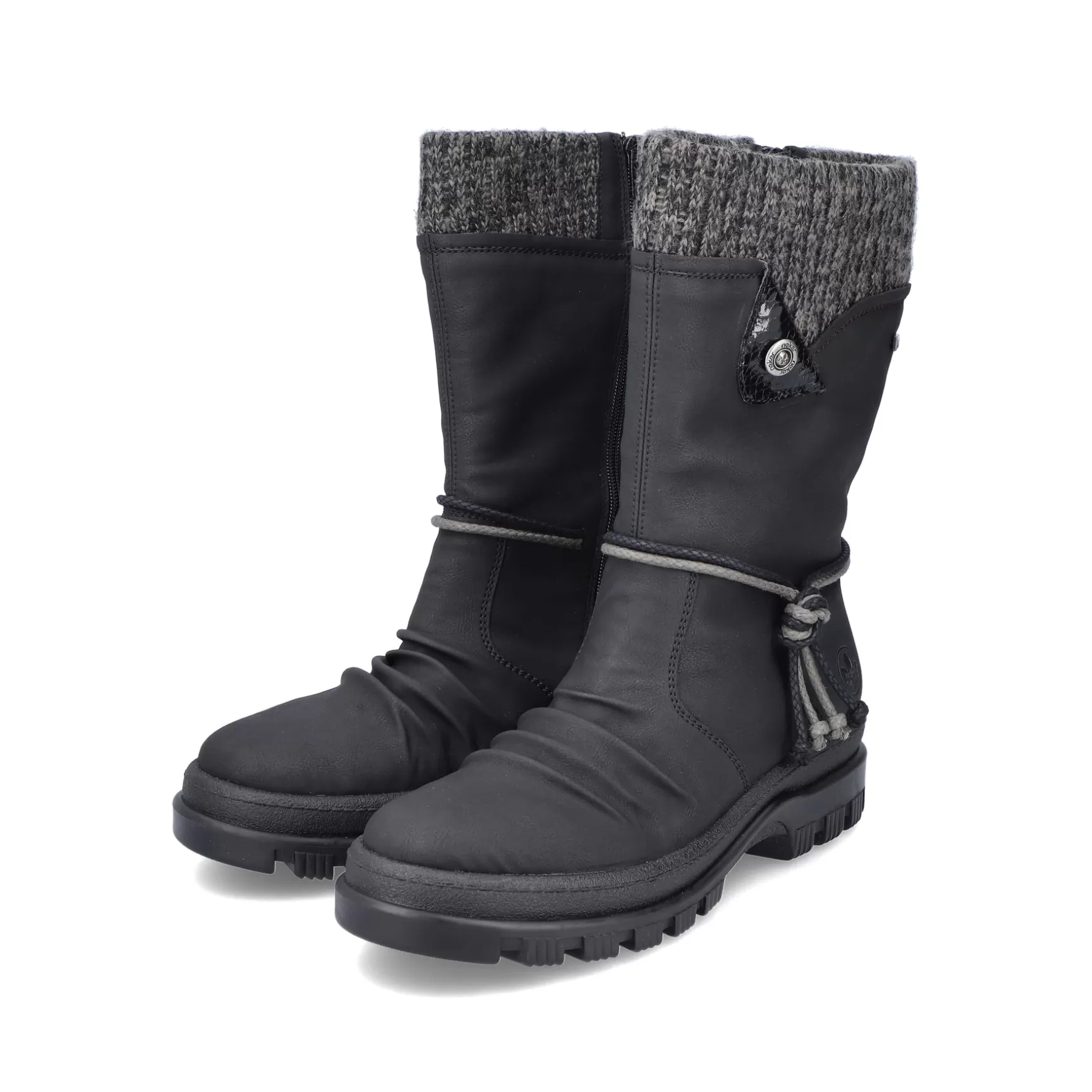 Women'S Short Boots Night Black-Rieker Hot