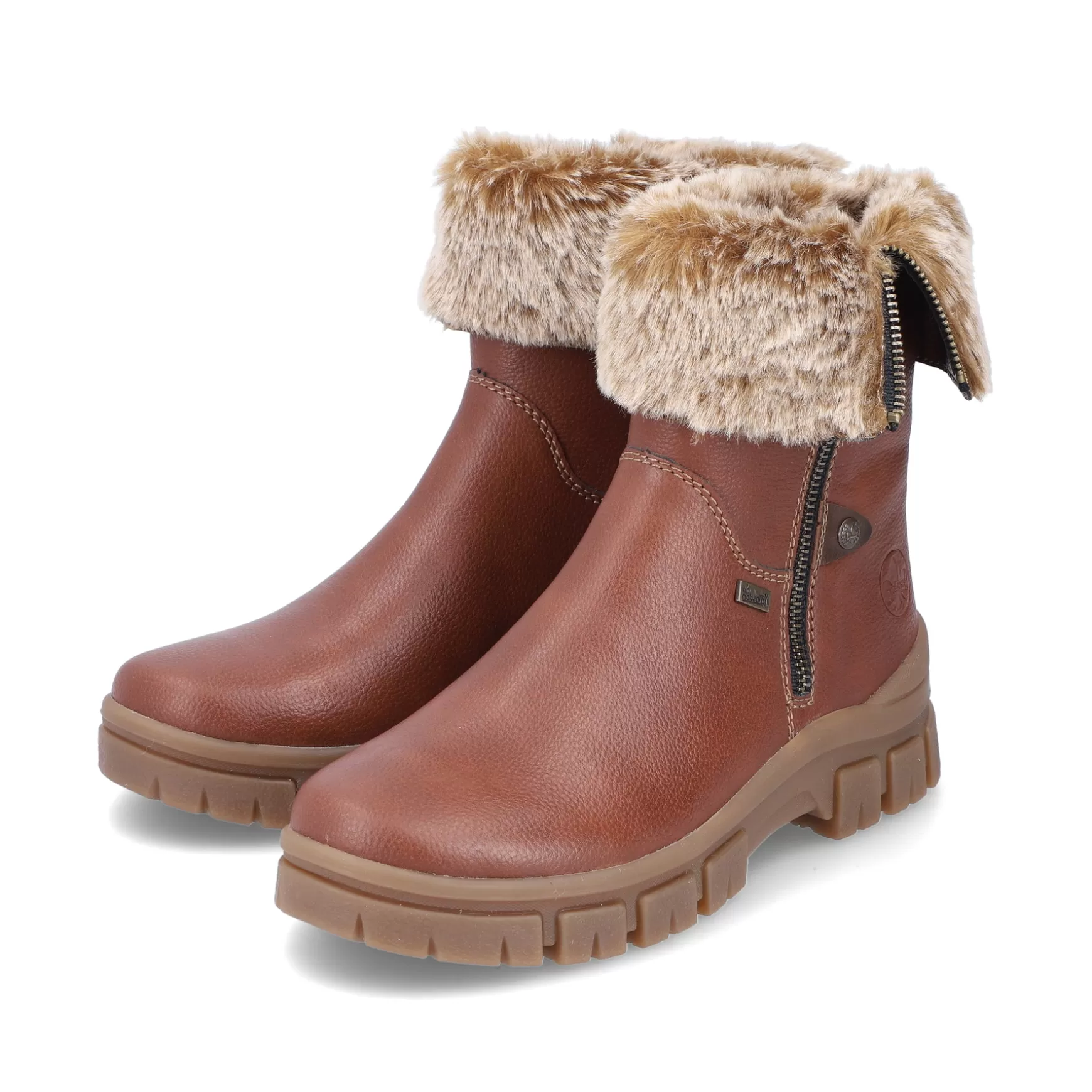 Women'S Short Boots Noisette-Rieker Discount