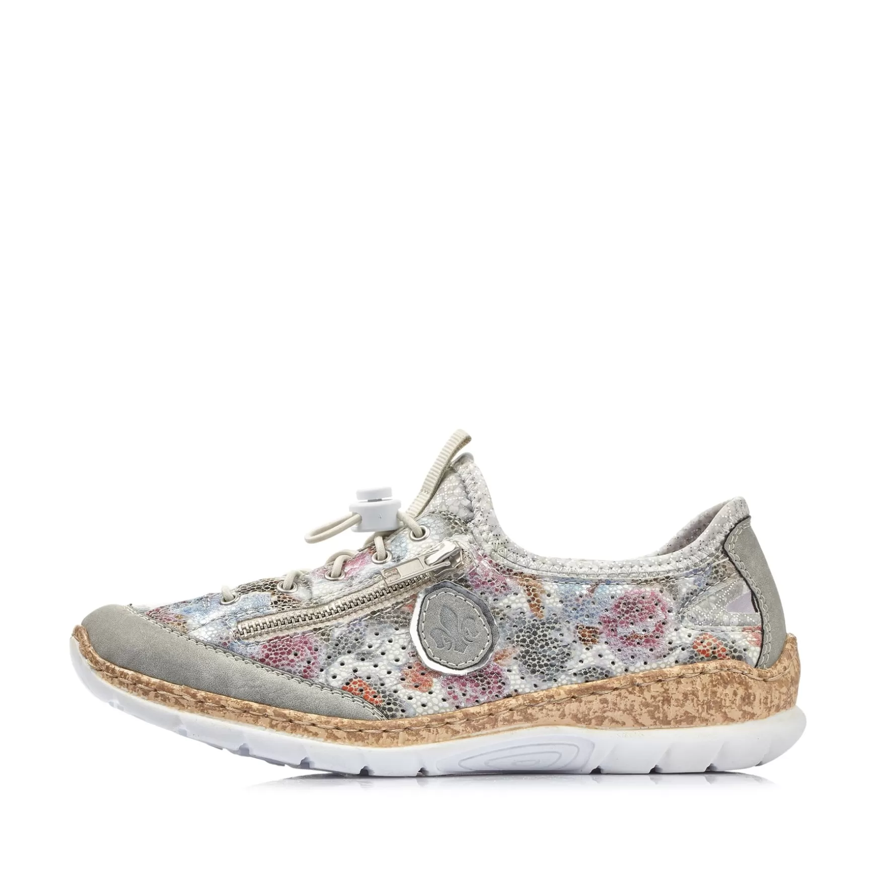 Women'S Slippers Beige-Multi-Rieker Best