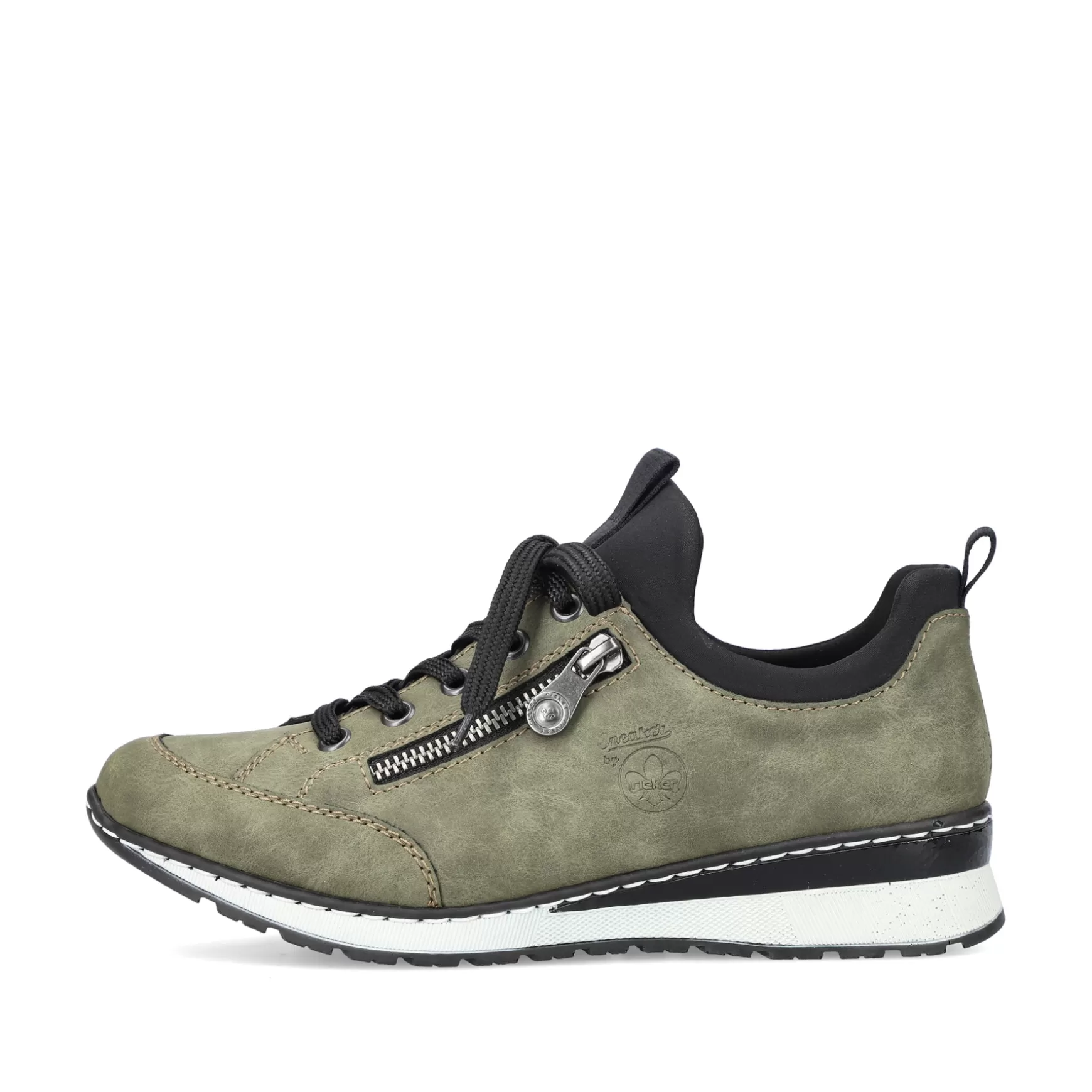 Women'S Slippers Khaki Green-Rieker Best