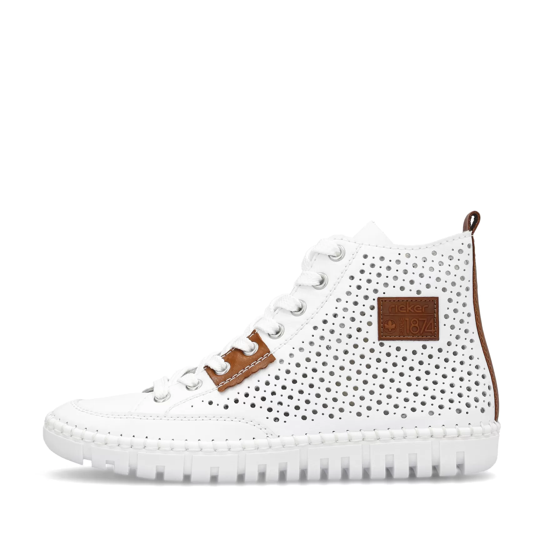 Women'S Sneaker High Brilliant White-Rieker Fashion