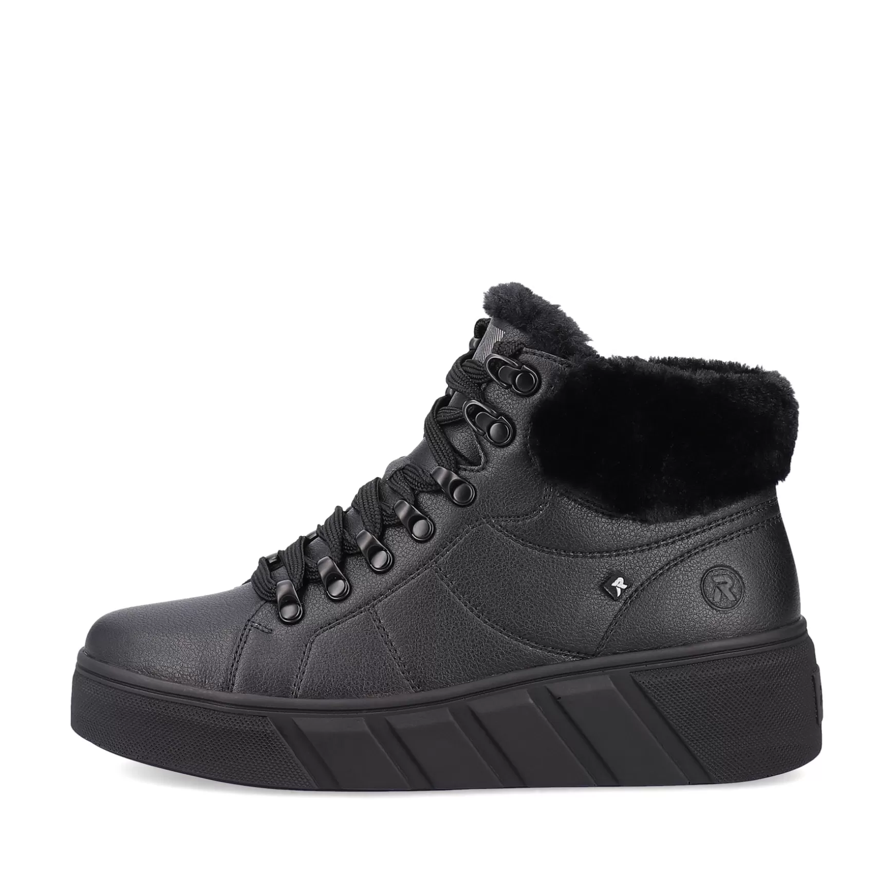 Women'S Sneaker High Deep Black-Rieker Cheap