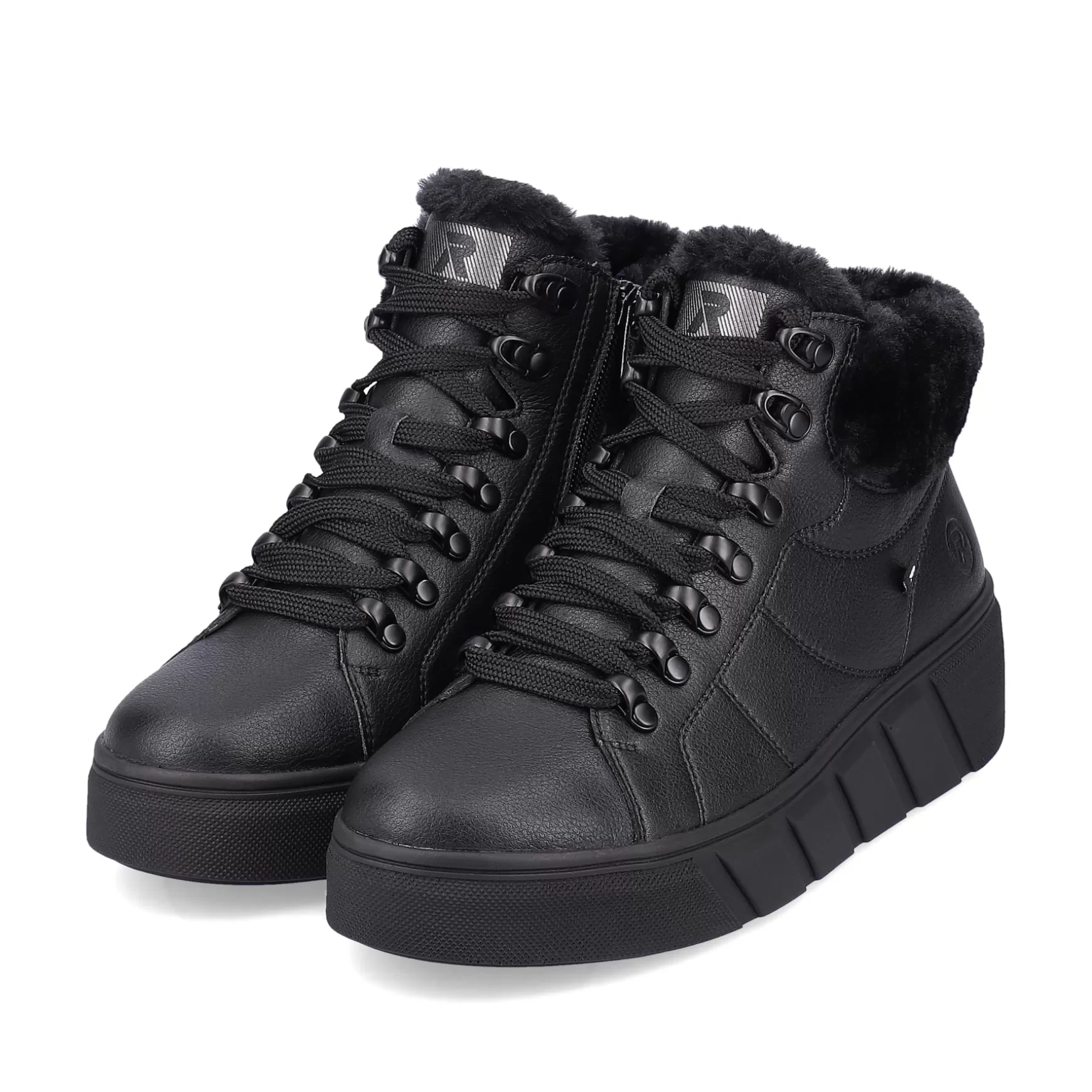 Women'S Sneaker High Deep Black-Rieker Cheap