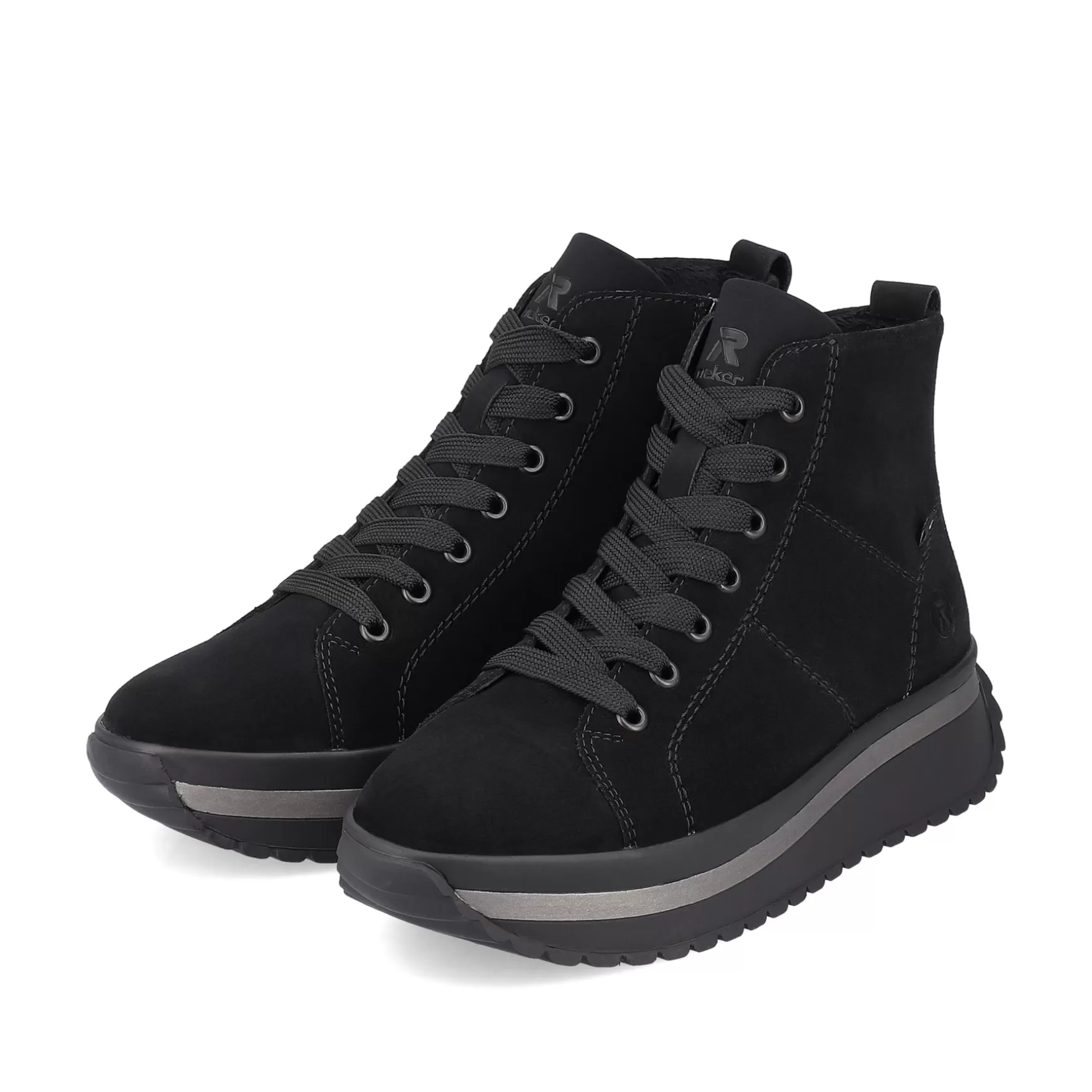 Women'S Sneaker High Deep Black-Rieker Online