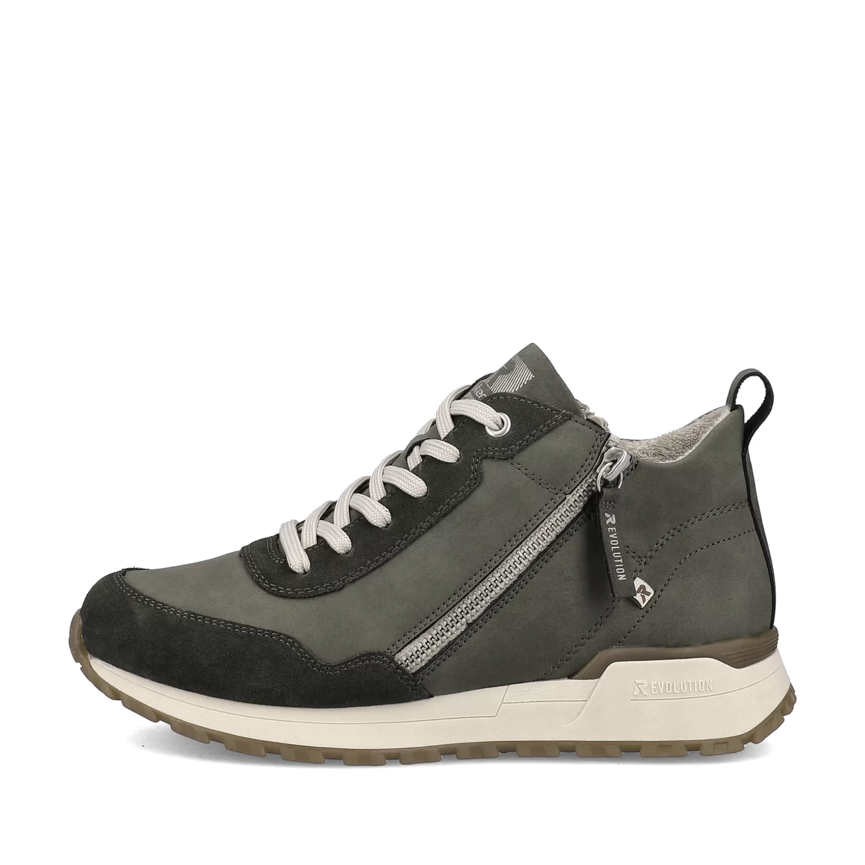 Women'S Sneaker High Leaf Green-Rieker Clearance