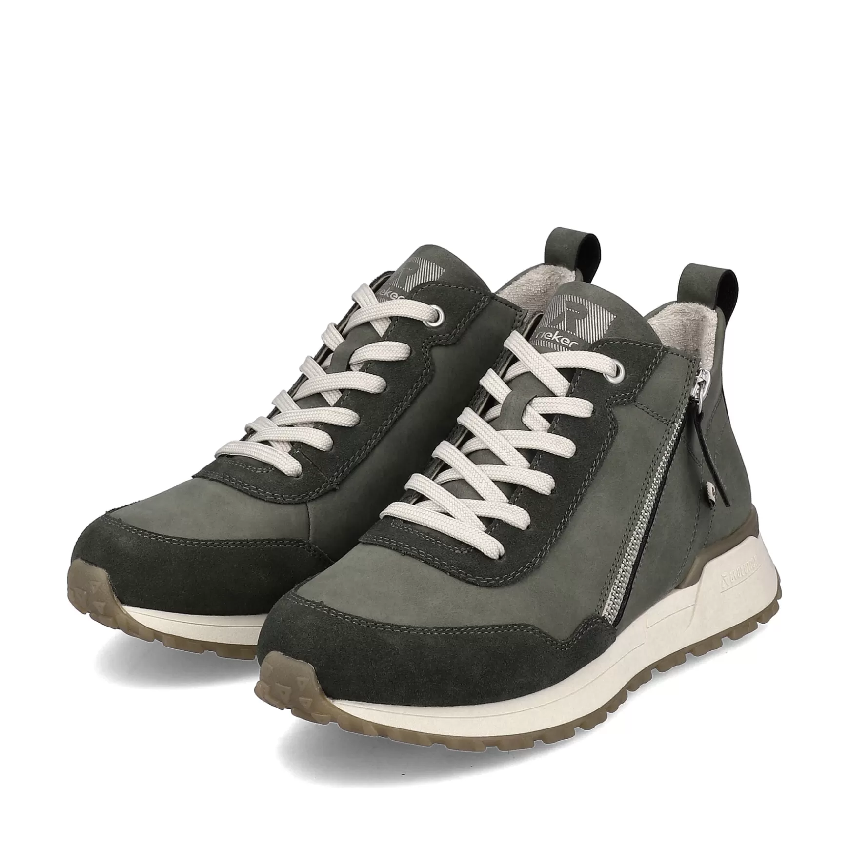 Women'S Sneaker High Leaf Green-Rieker Clearance