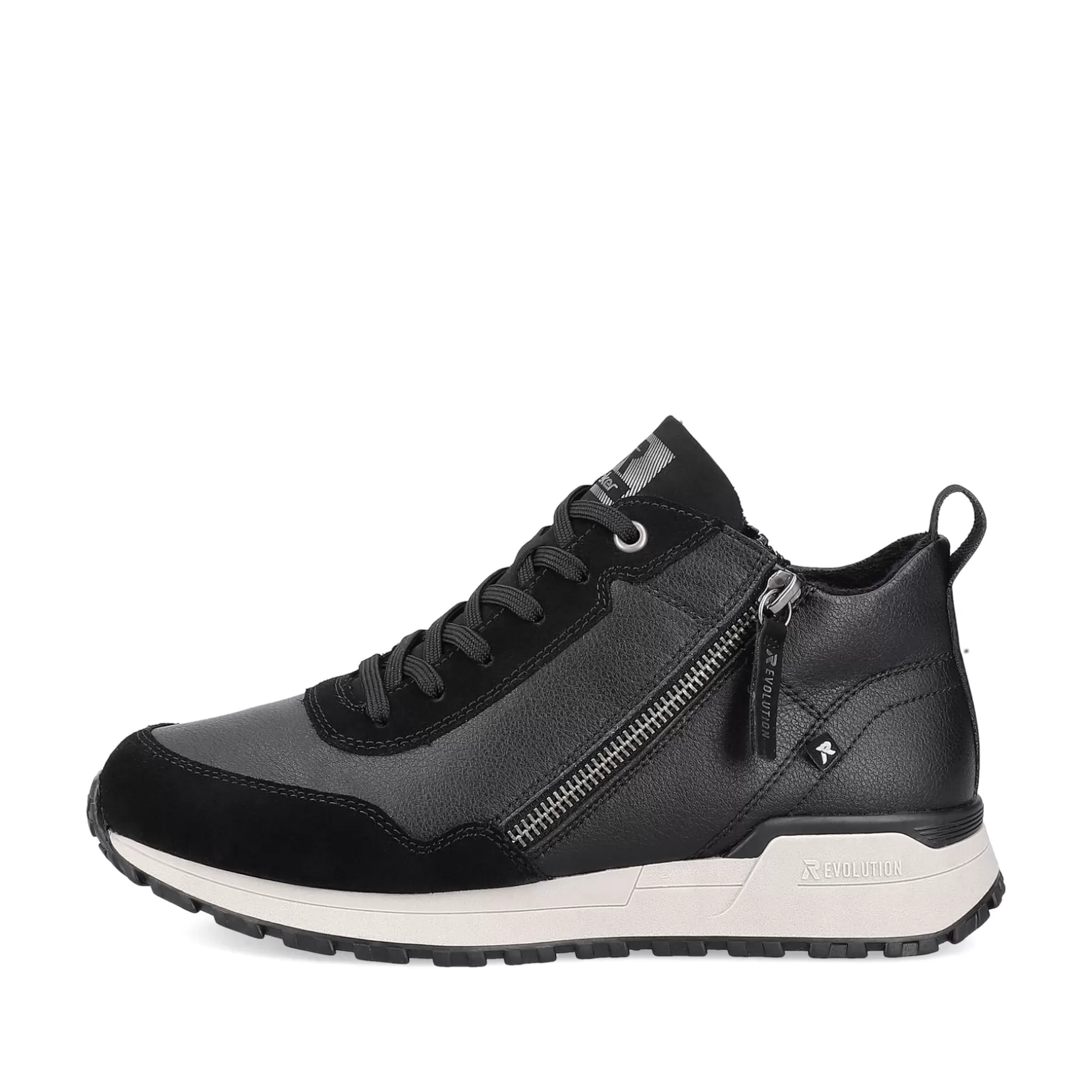 Women'S Sneaker High Steel Black-Rieker Best