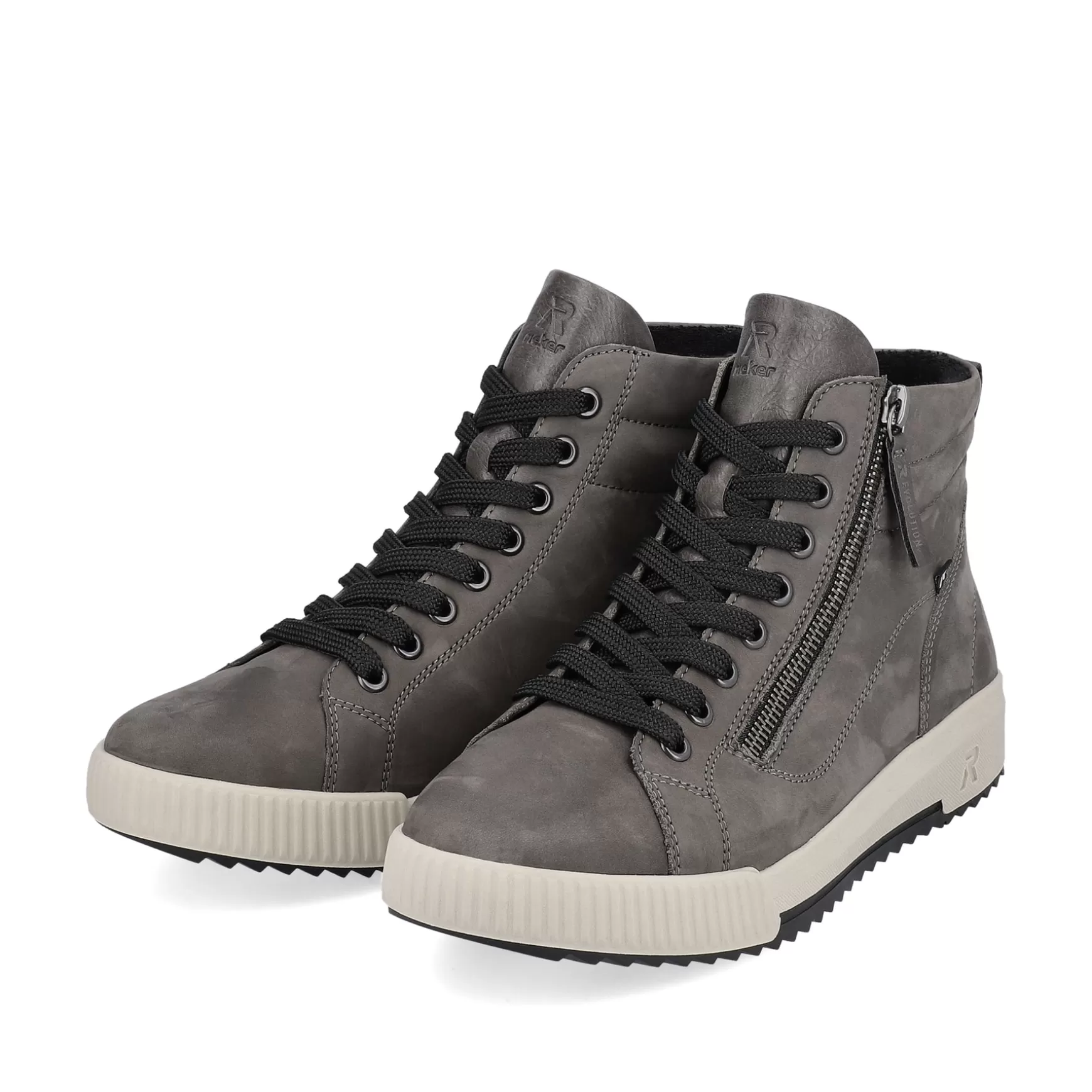 Women'S Sneaker High Stone Grey-Rieker Clearance