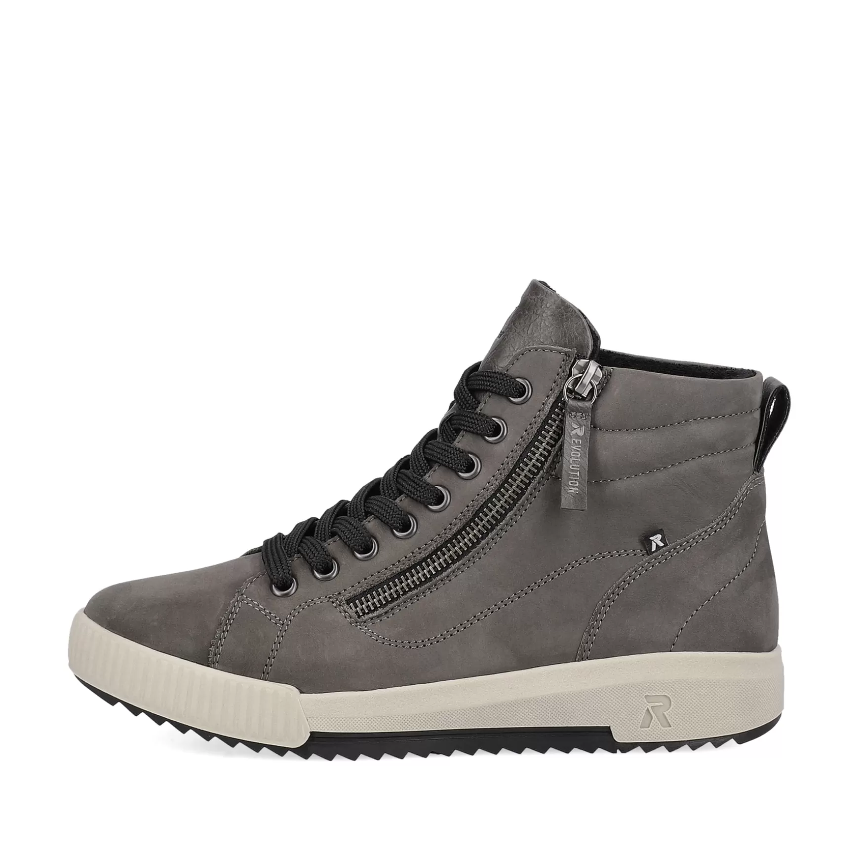 Women'S Sneaker High Stone Grey-Rieker Clearance