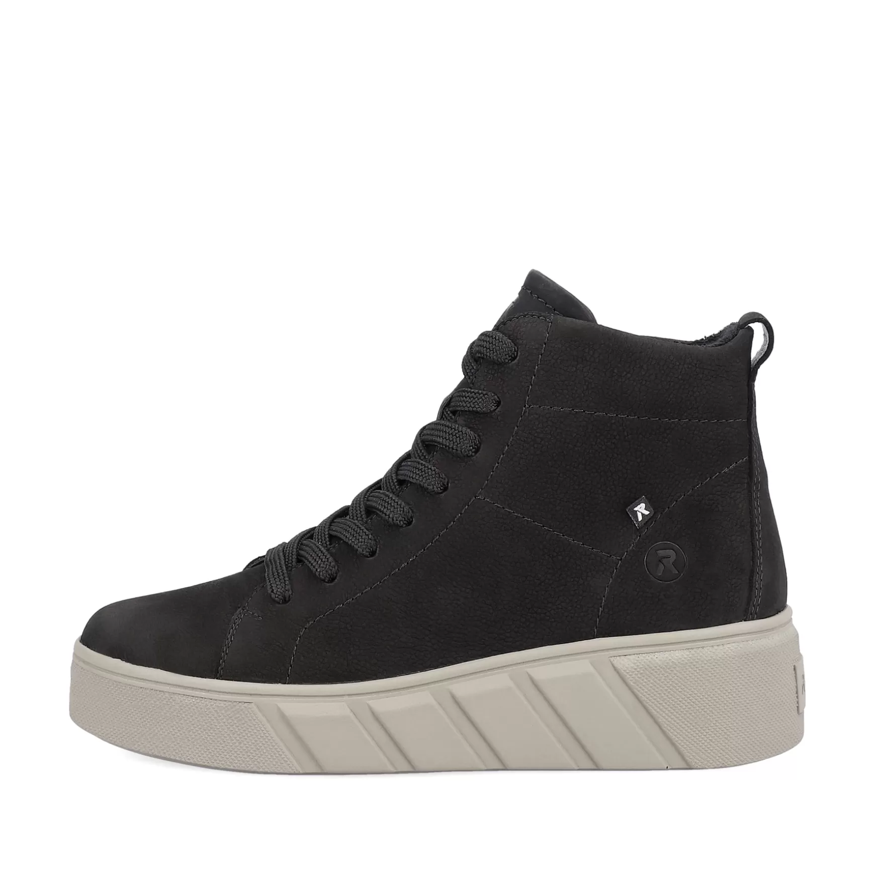 Women'S Sneaker High Urban Black-Rieker Cheap