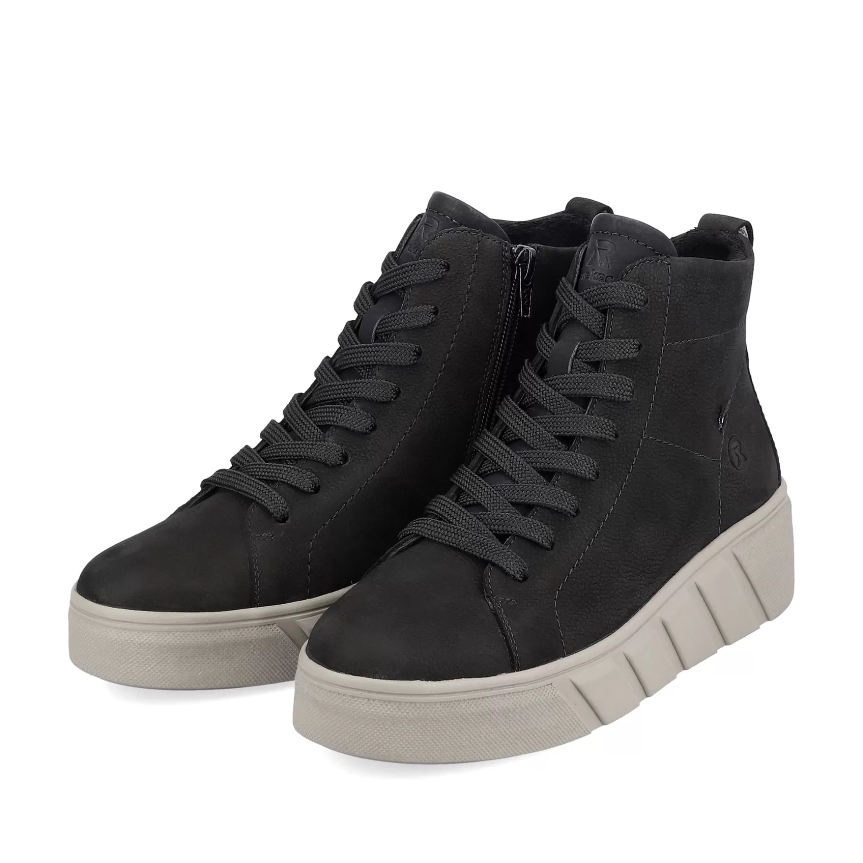 Women'S Sneaker High Urban Black-Rieker Cheap