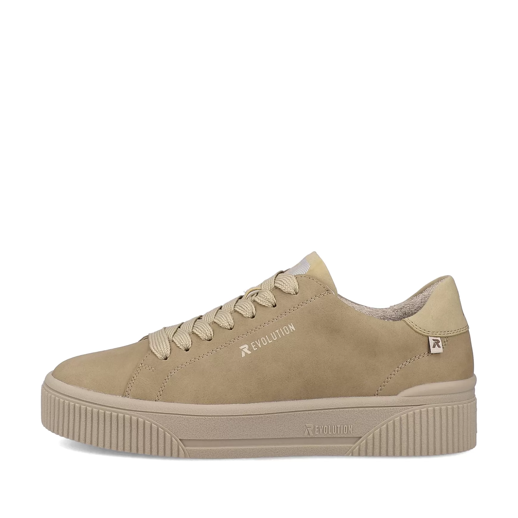 Women'S Sneaker Low Beige Brown-Rieker Store