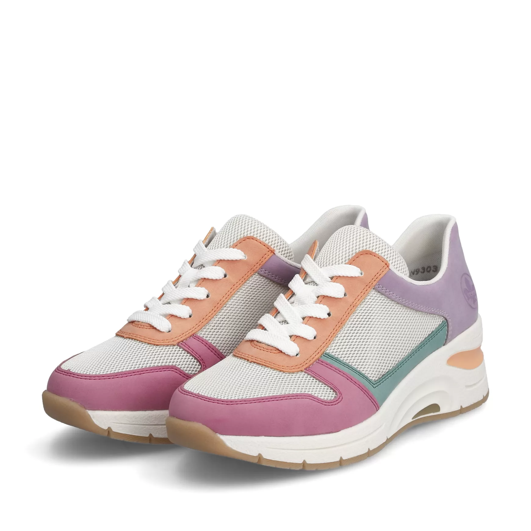 Women'S Sneaker Low Beige-Multicolored-Rieker Online