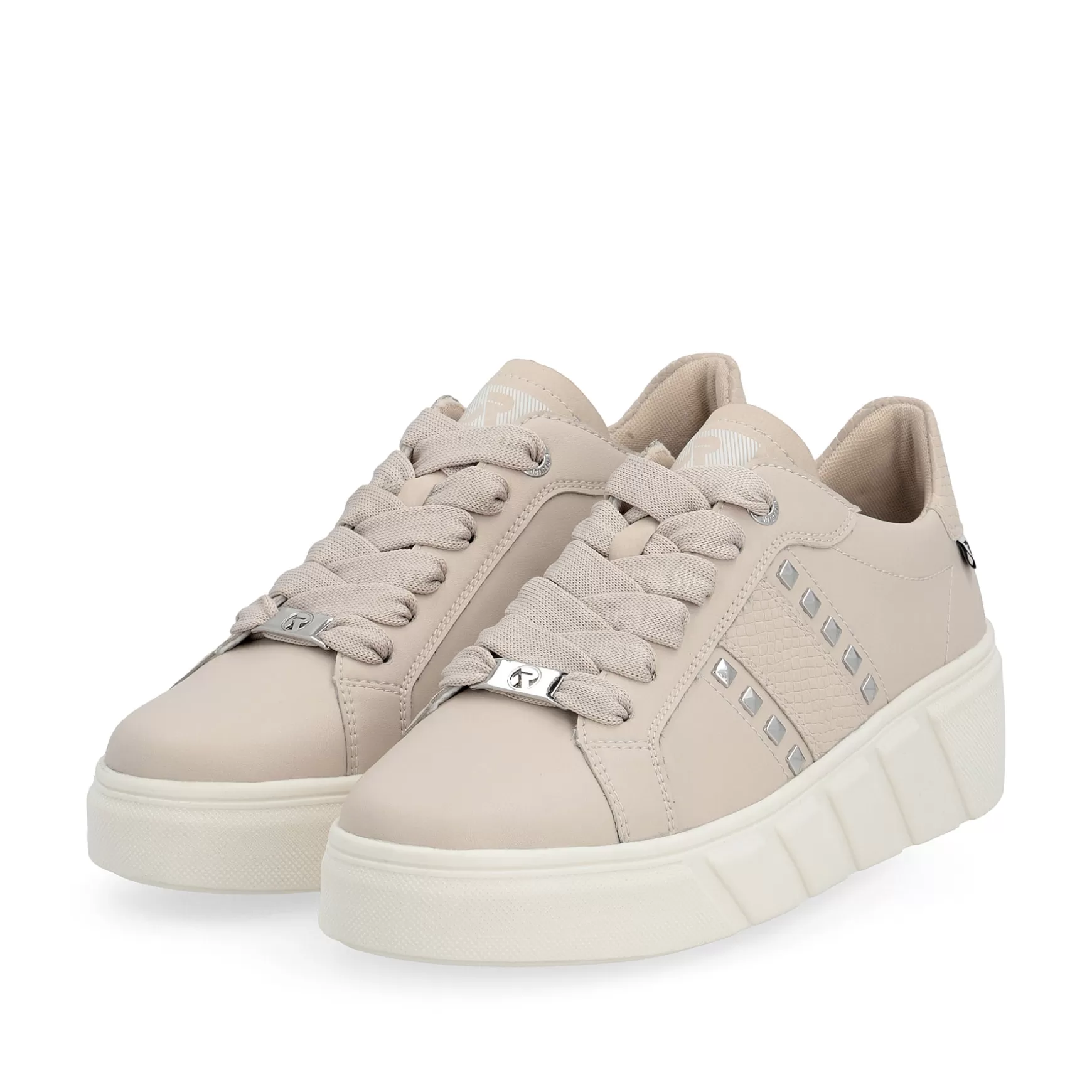 Women'S Sneaker Low Champagne-Rieker Store