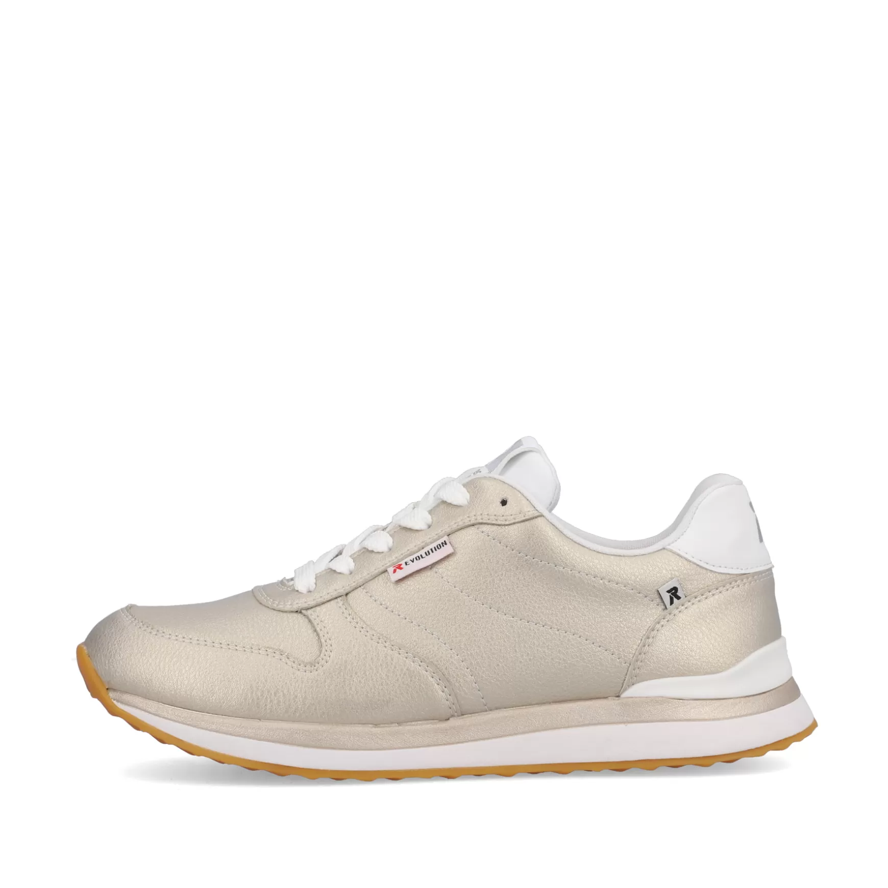 Women'S Sneaker Low Champagne Metallic-Rieker New