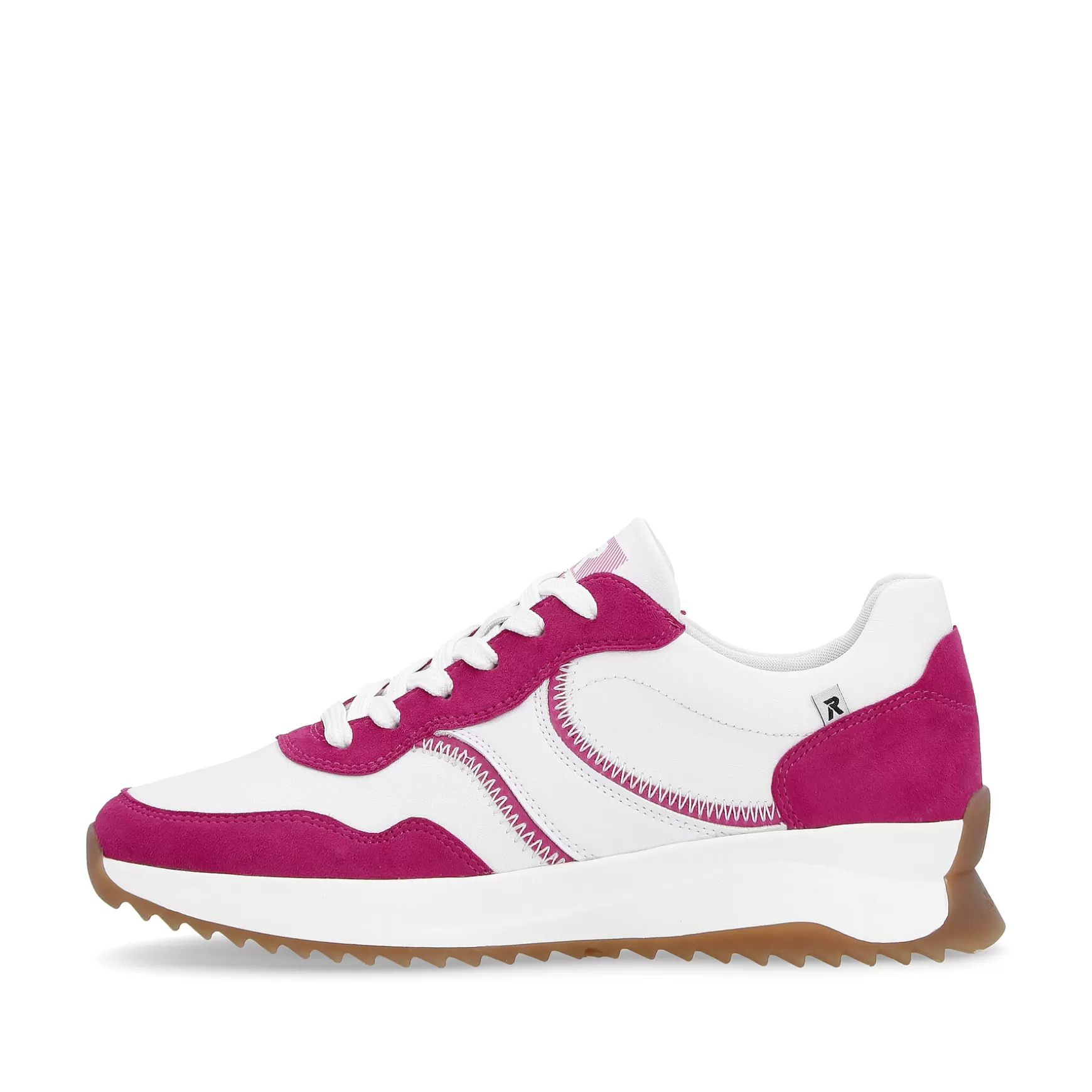 Women'S Sneaker Low Clear-White Fuchsia-Rieker Sale