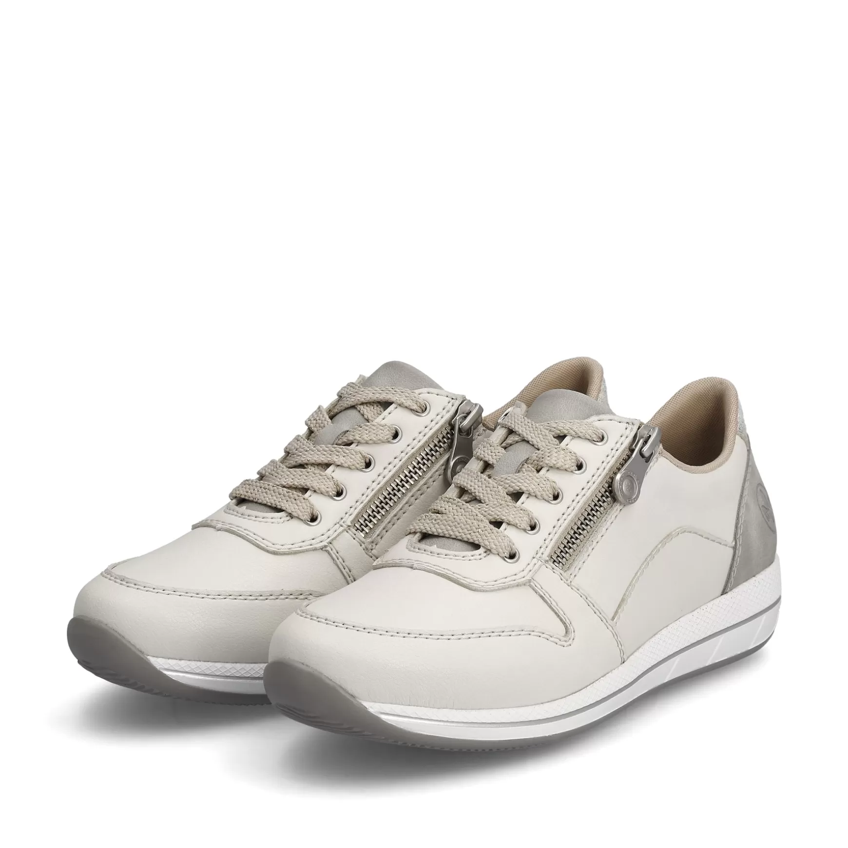 Women'S Sneaker Low Cream White-Rieker Best Sale