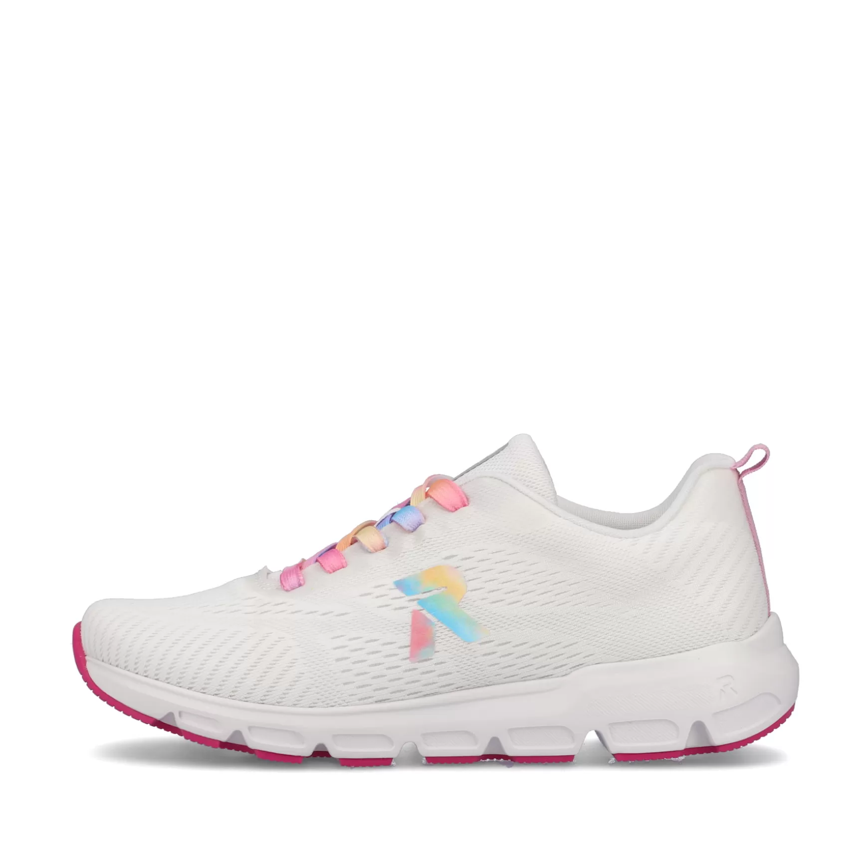 Women'S Sneaker Low Crystal White-Rieker Clearance