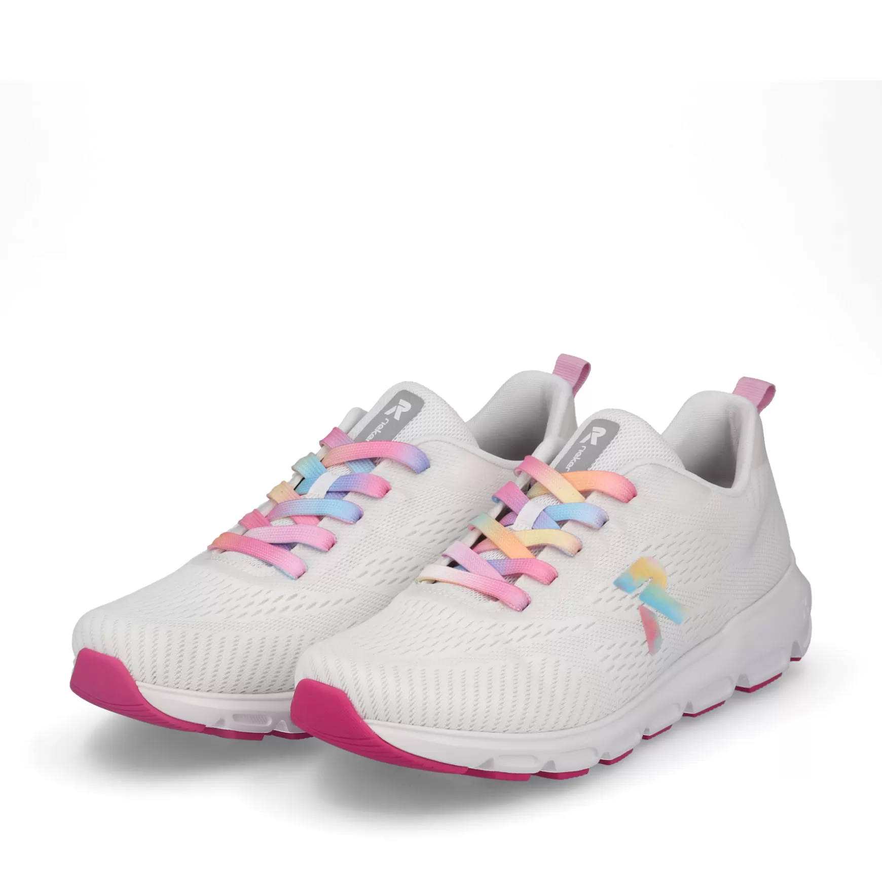 Women'S Sneaker Low Crystal White-Rieker Clearance