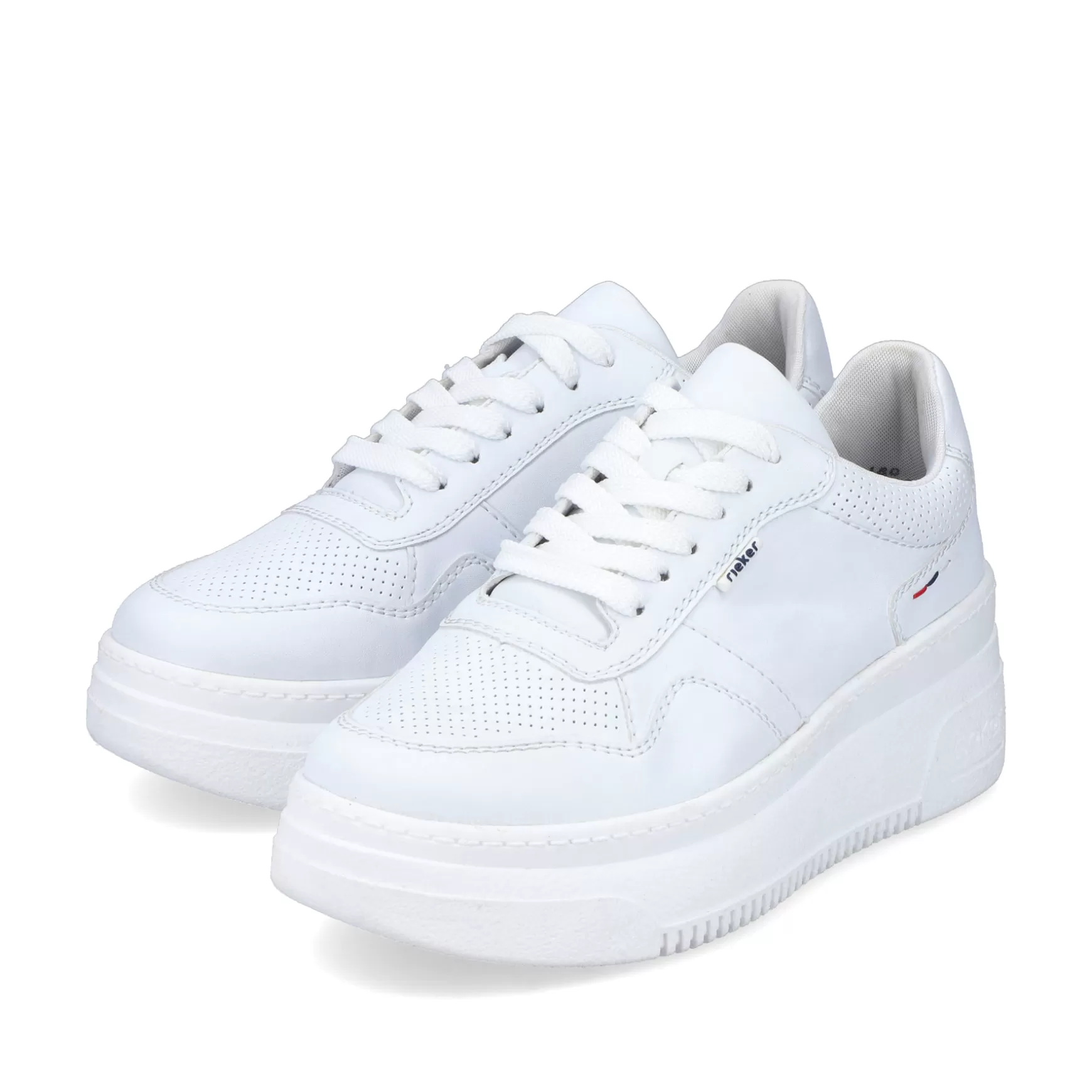 Women'S Sneaker Low Crystal White-Rieker Shop