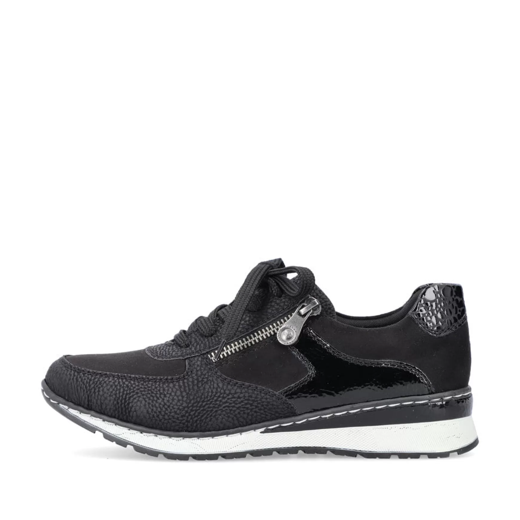 Women'S Sneaker Low Deep Black-Rieker New