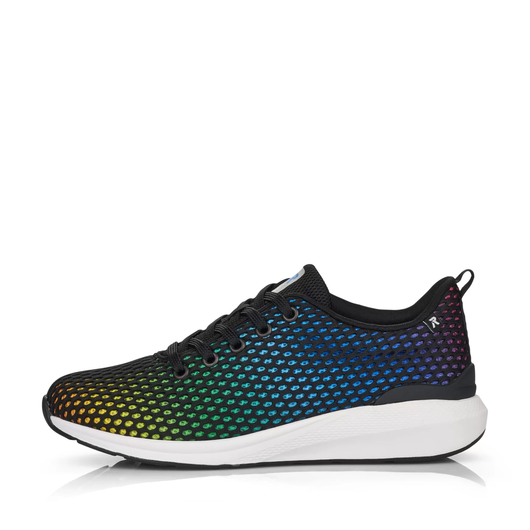 Women'S Sneaker Low Deep Black Rainbow-Rieker New