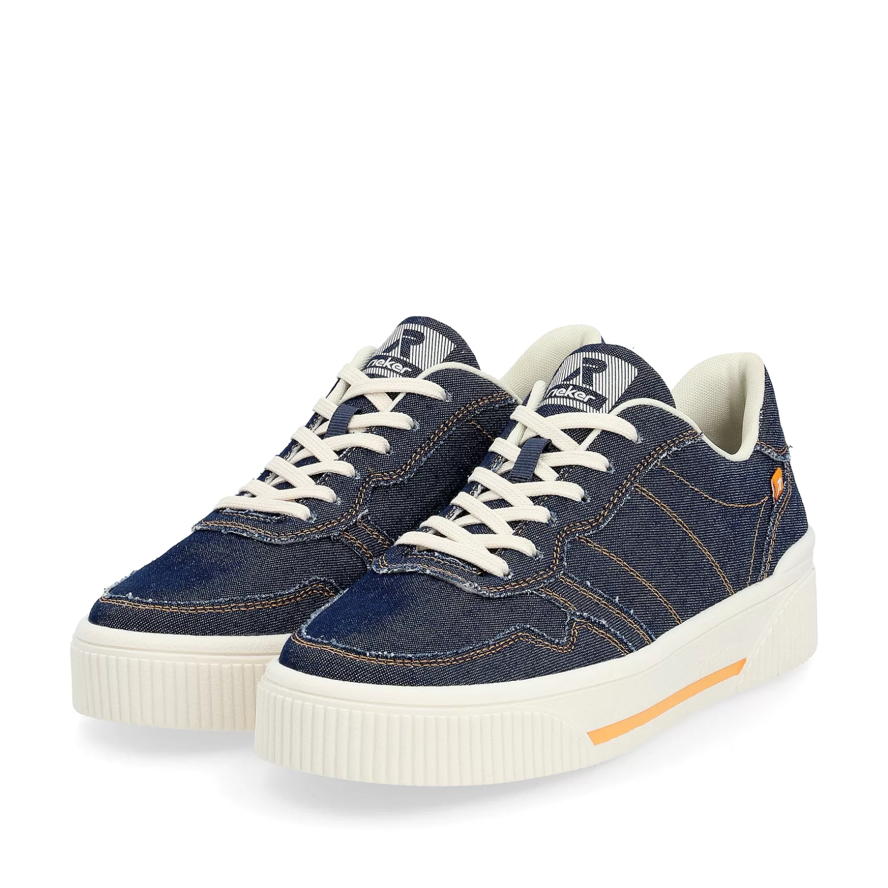 Women'S Sneaker Low Denim-Rieker Discount