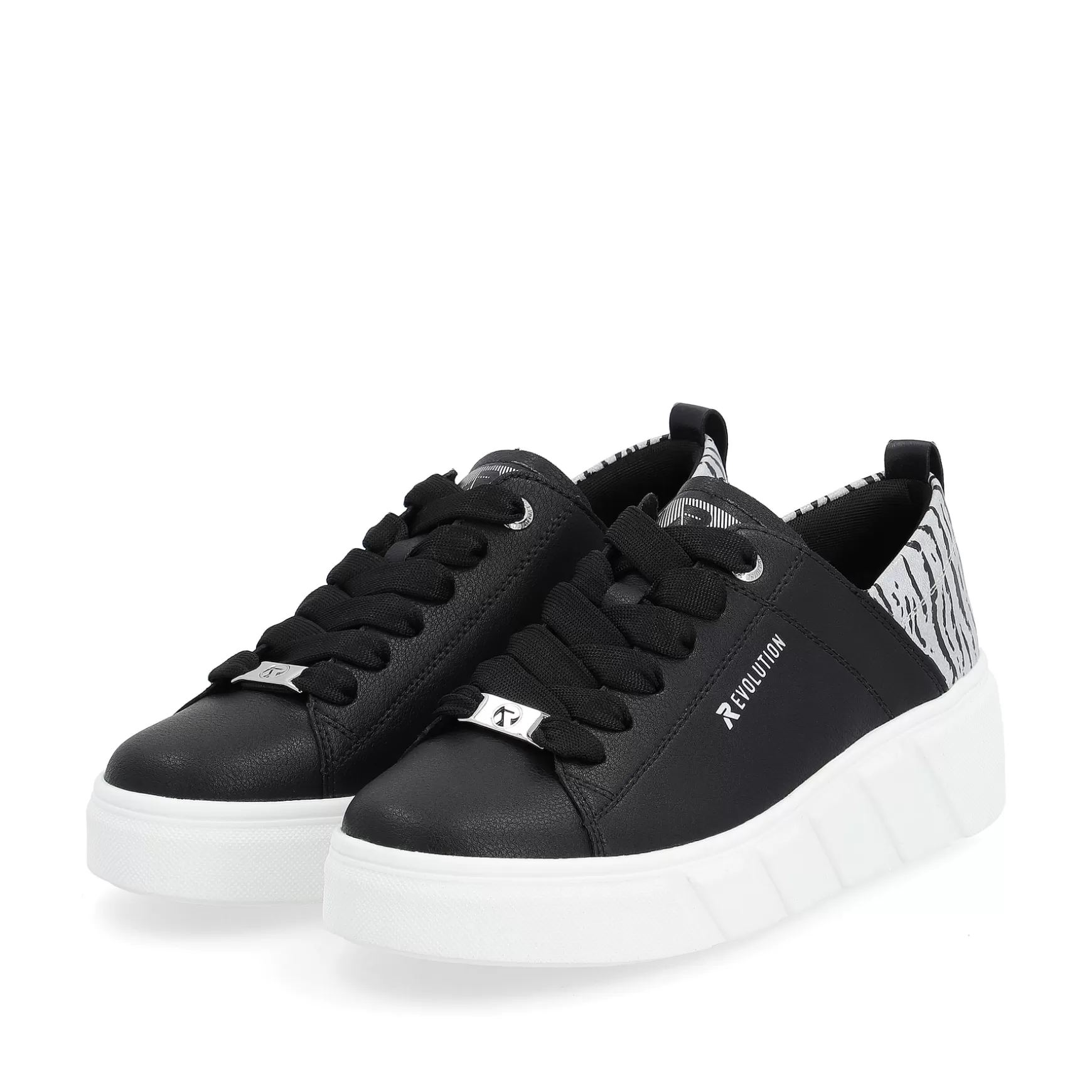 Women'S Sneaker Low Diamond Black-Rieker Outlet