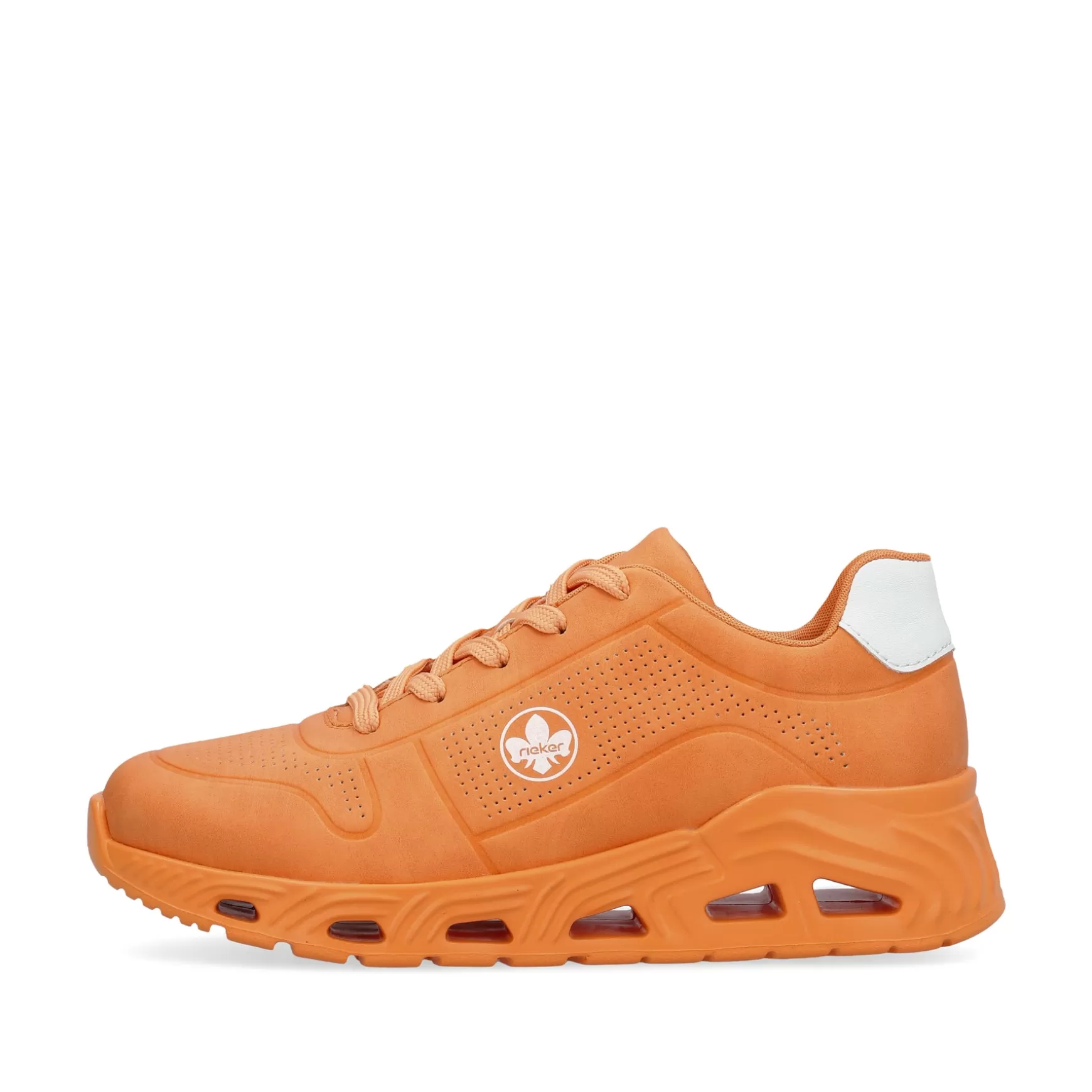 Women'S Sneaker Low Glowing Orange-Rieker New