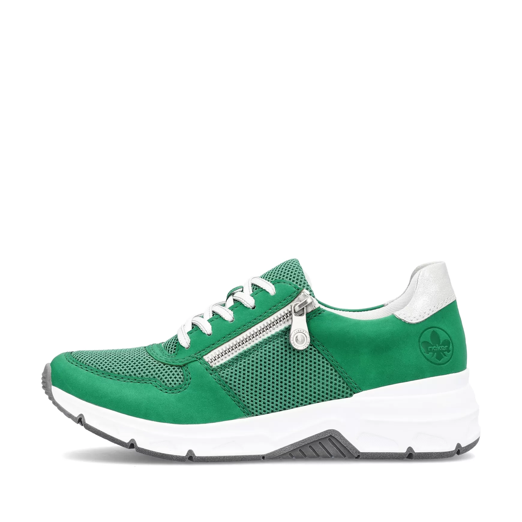 Women'S Sneaker Low Grass Green-Rieker Flash Sale