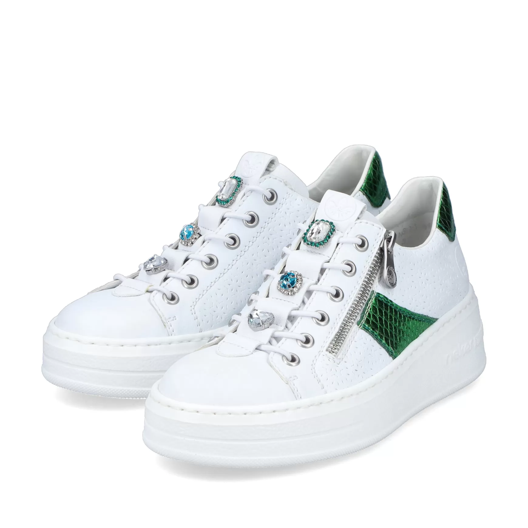 Women'S Sneaker Low Ice White-Rieker Best