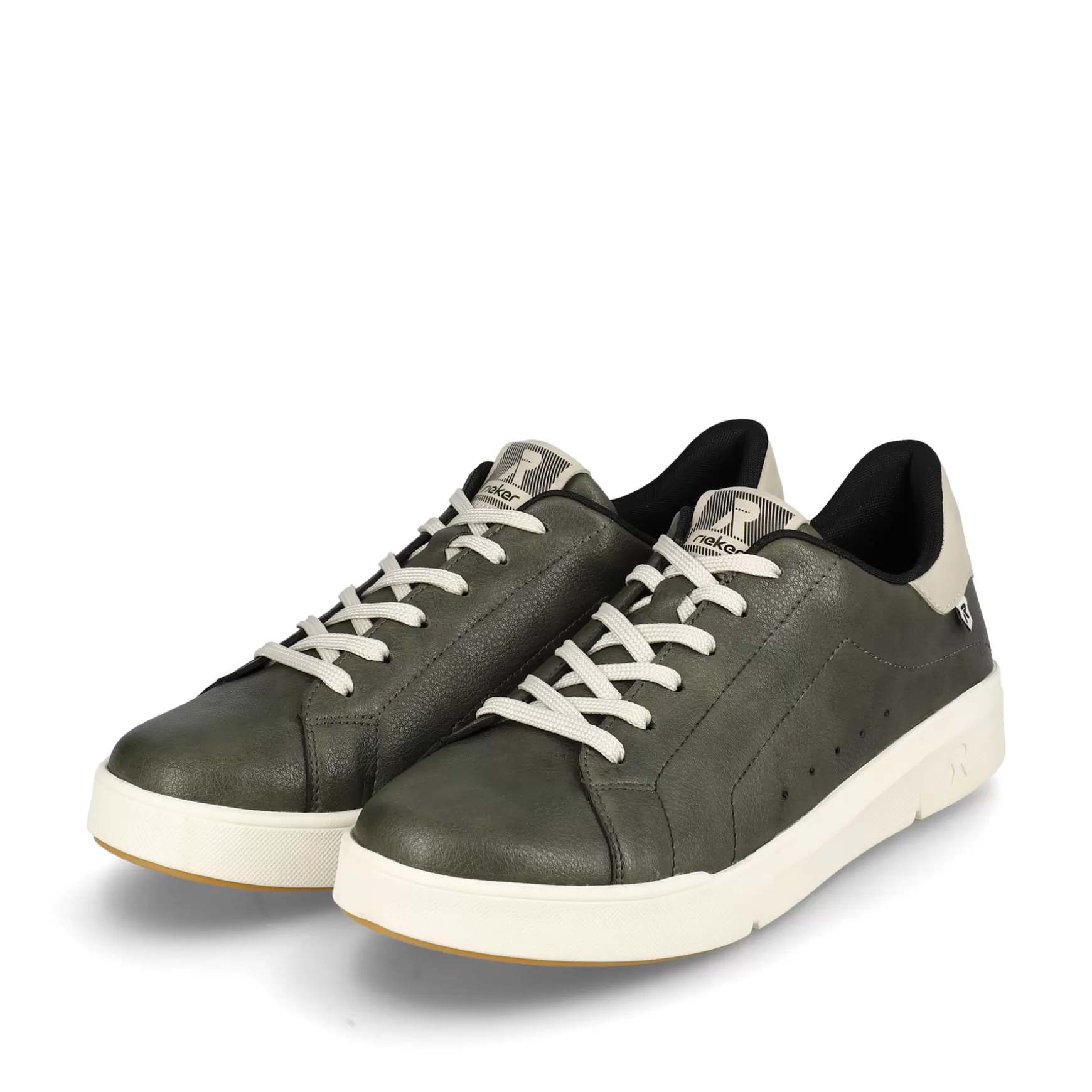 Women'S Sneaker Low Khaki Grey-Rieker Store